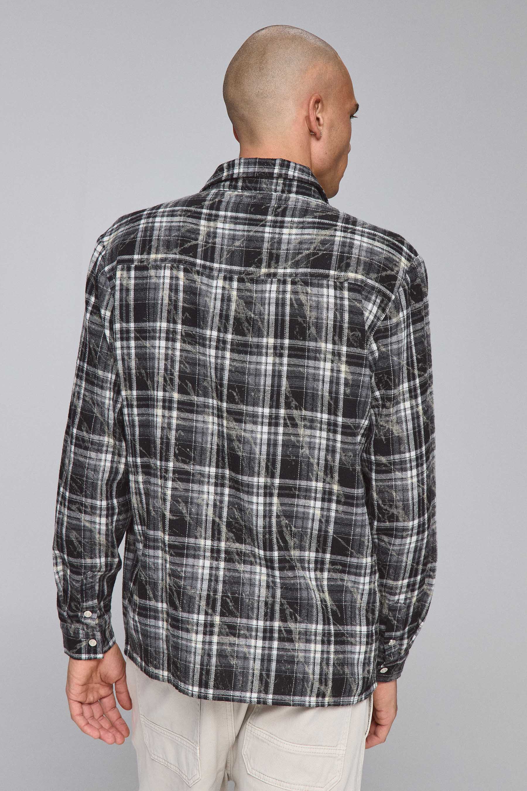 חולצת ווש משובצת