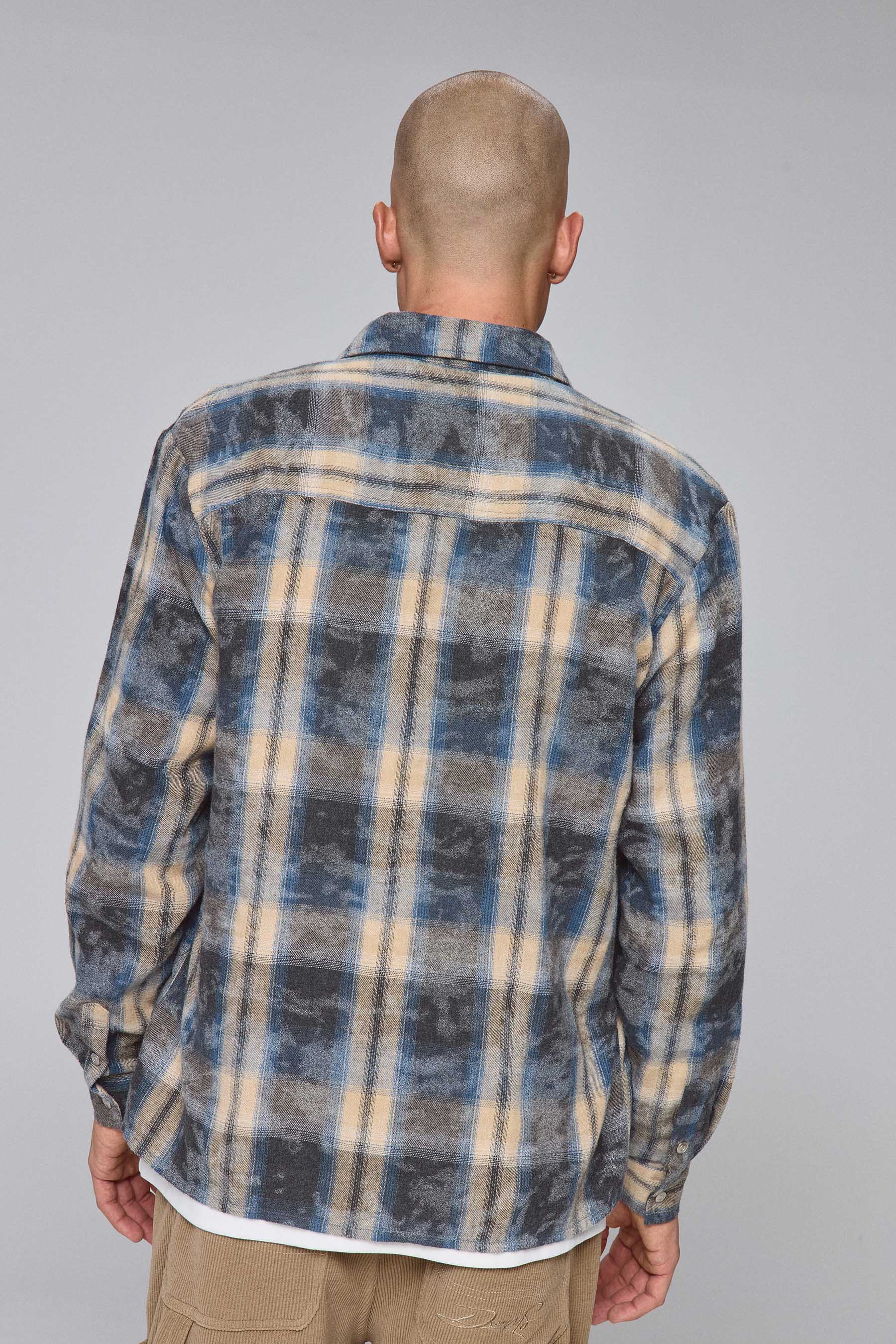 חולצת ווש משובצת