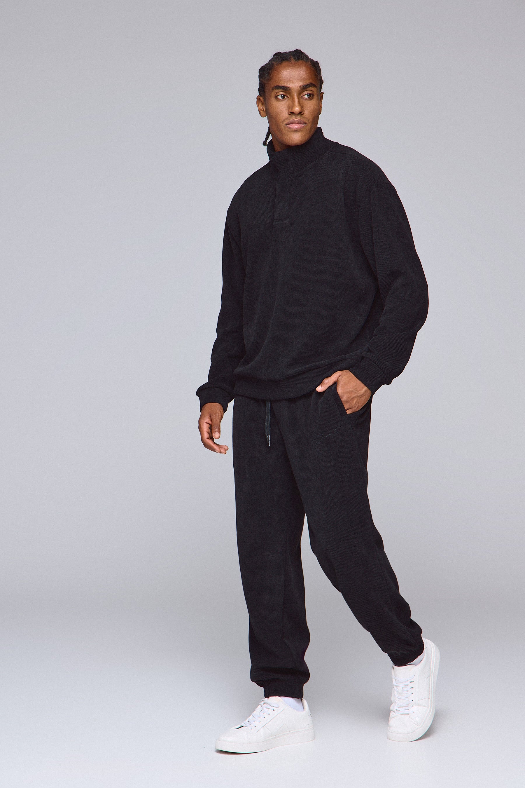 מכנס סט ג'וגר טקסטורה