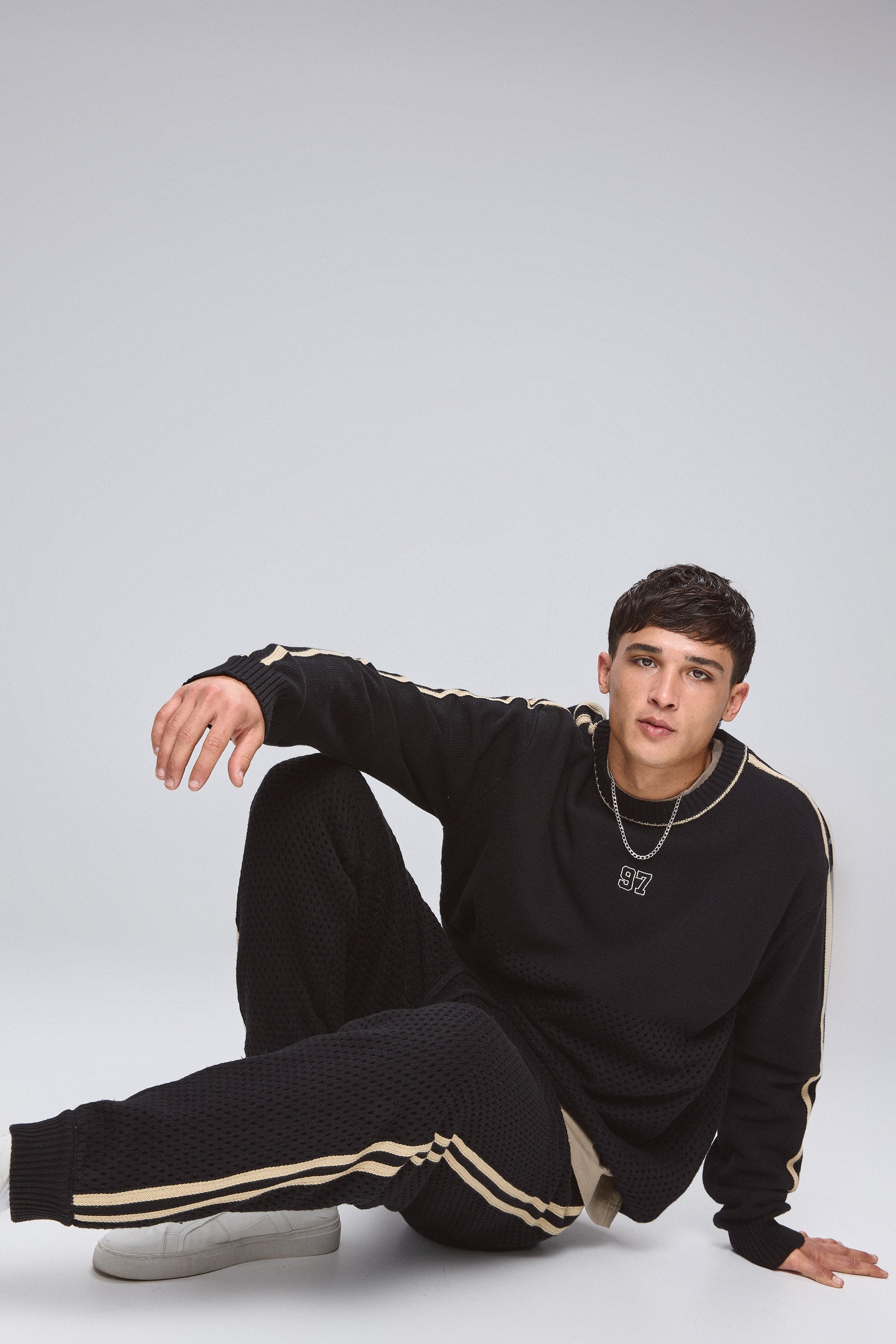 מכנס סט סריג 97