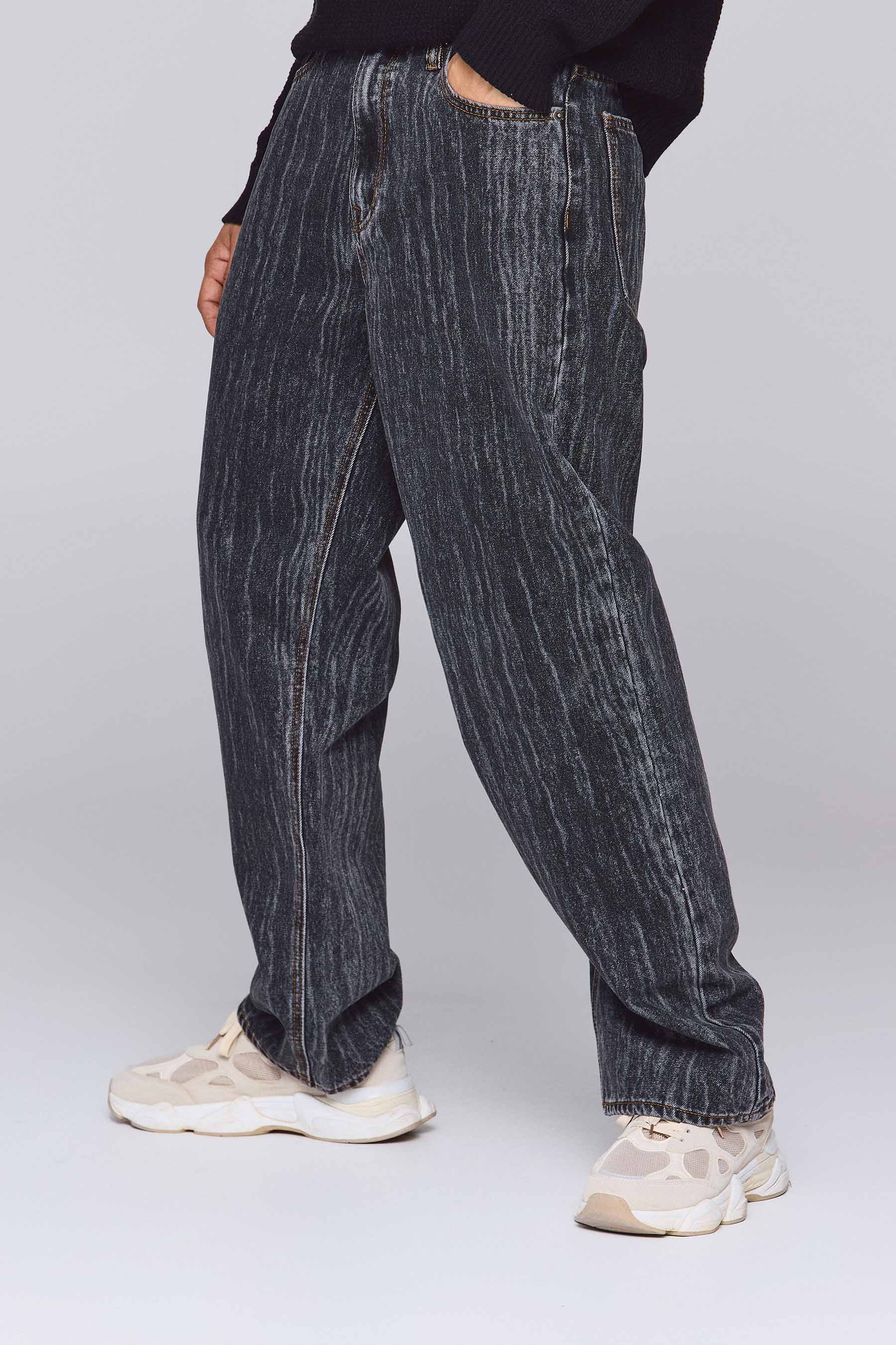 גינס טקסטורה גריי