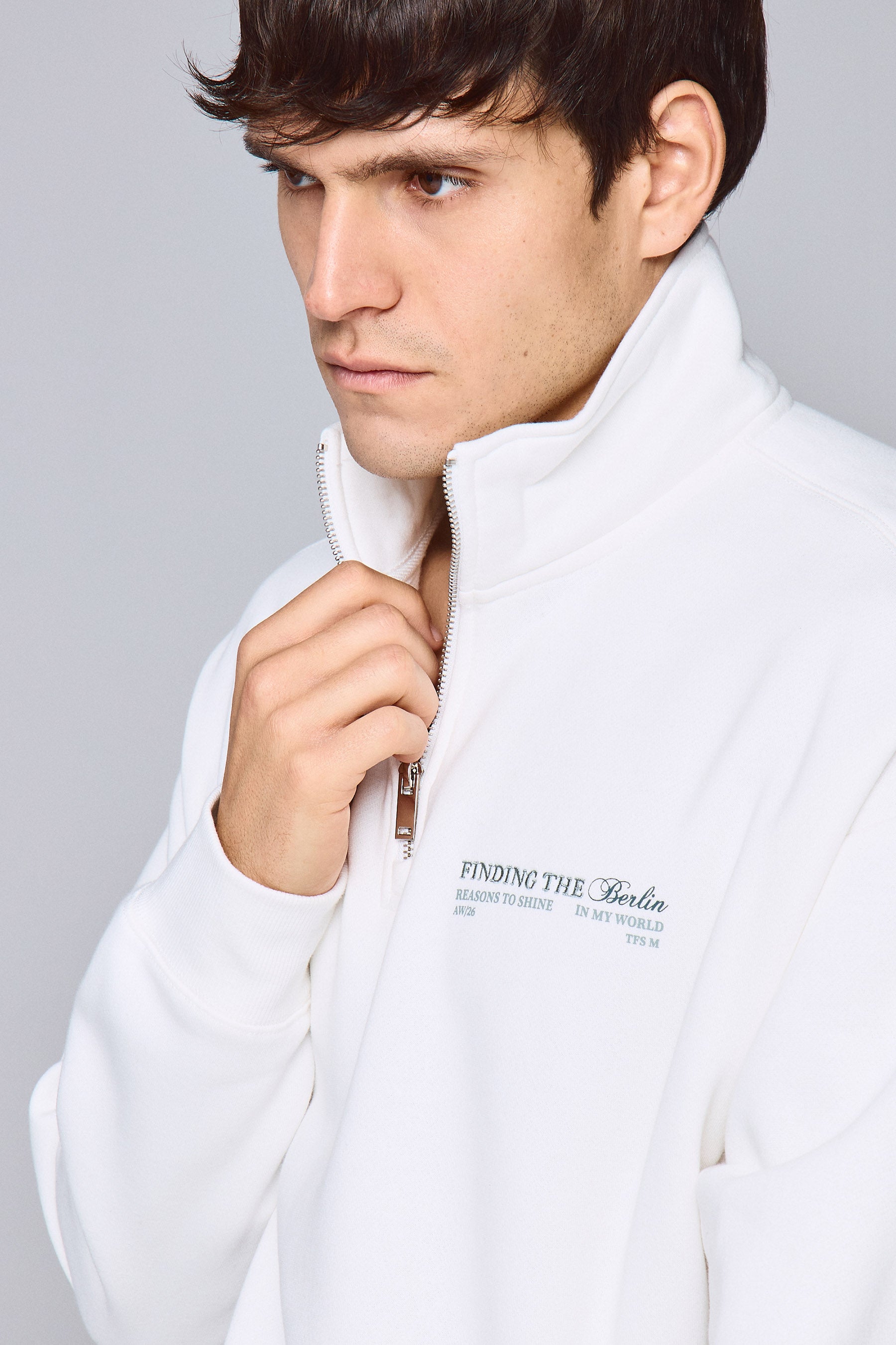 סווטשרט חצי זיפר