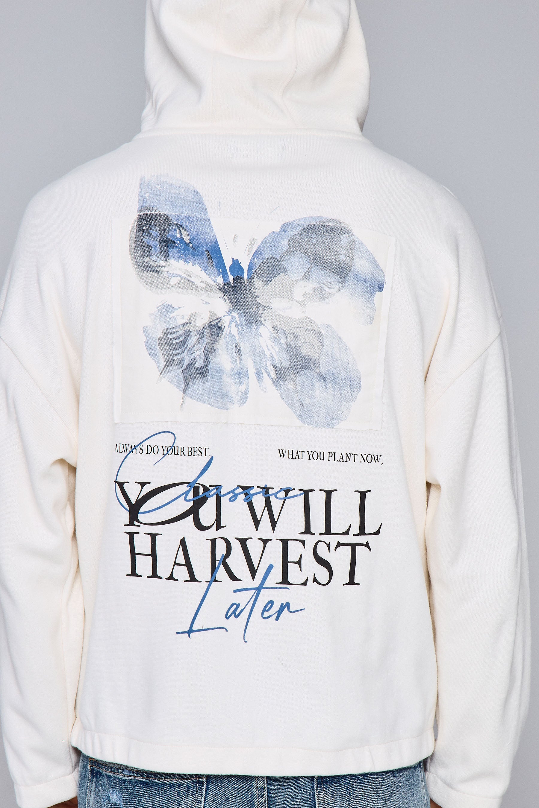 קפוצ'ון פרפר פאטצ' אחורי