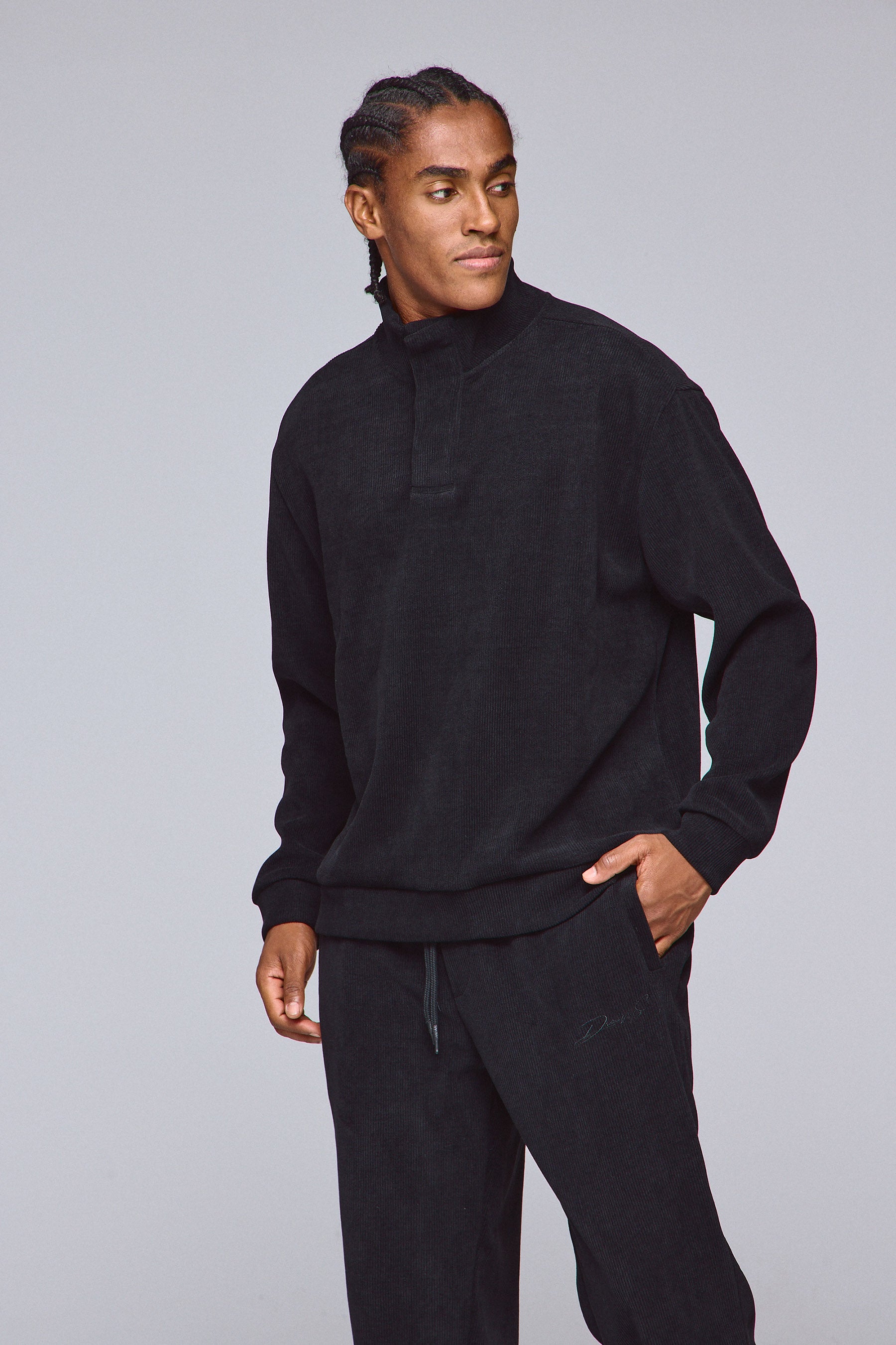 סט סוויטשירט טקסטורה