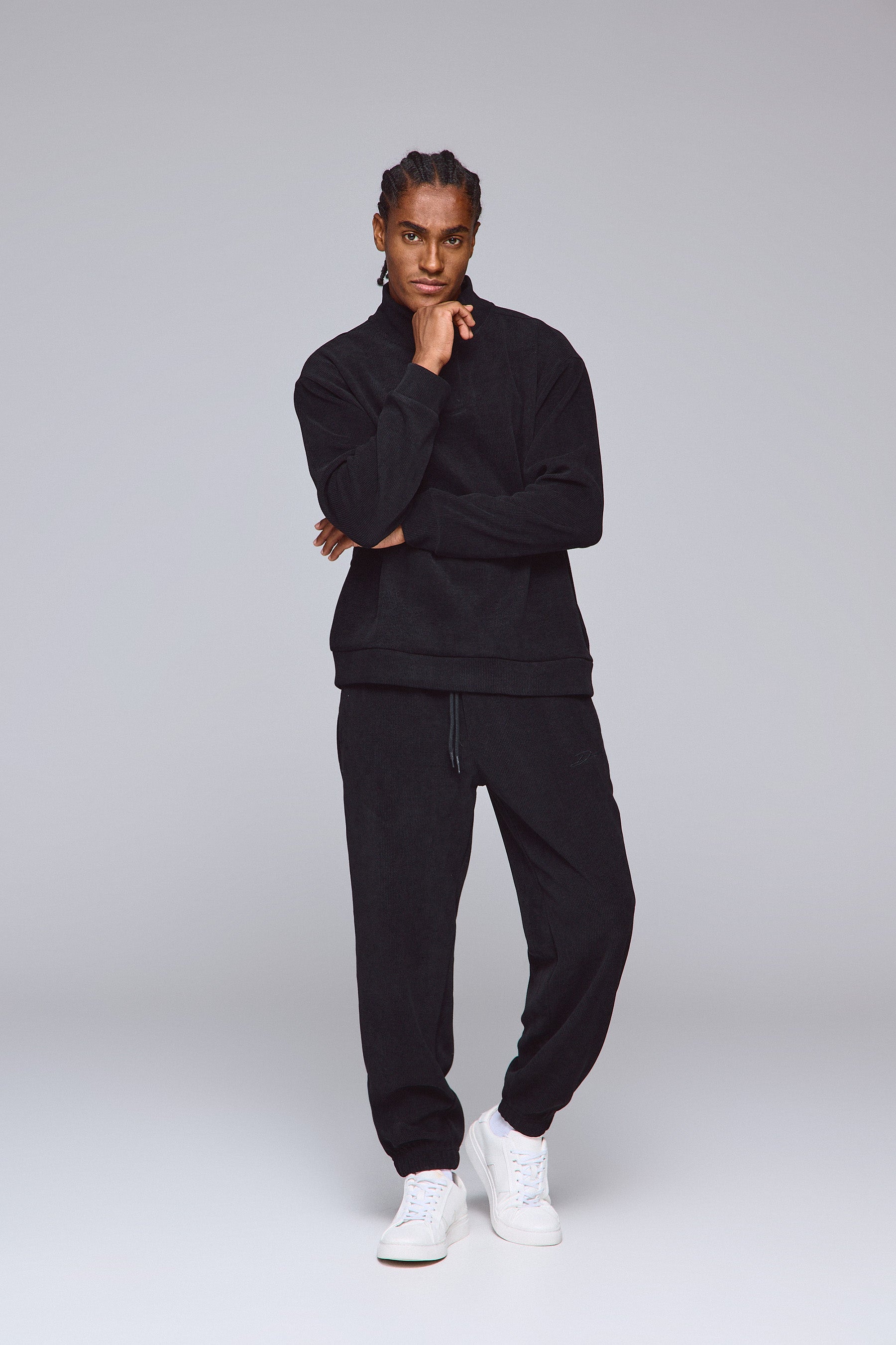 סט סוויטשירט טקסטורה