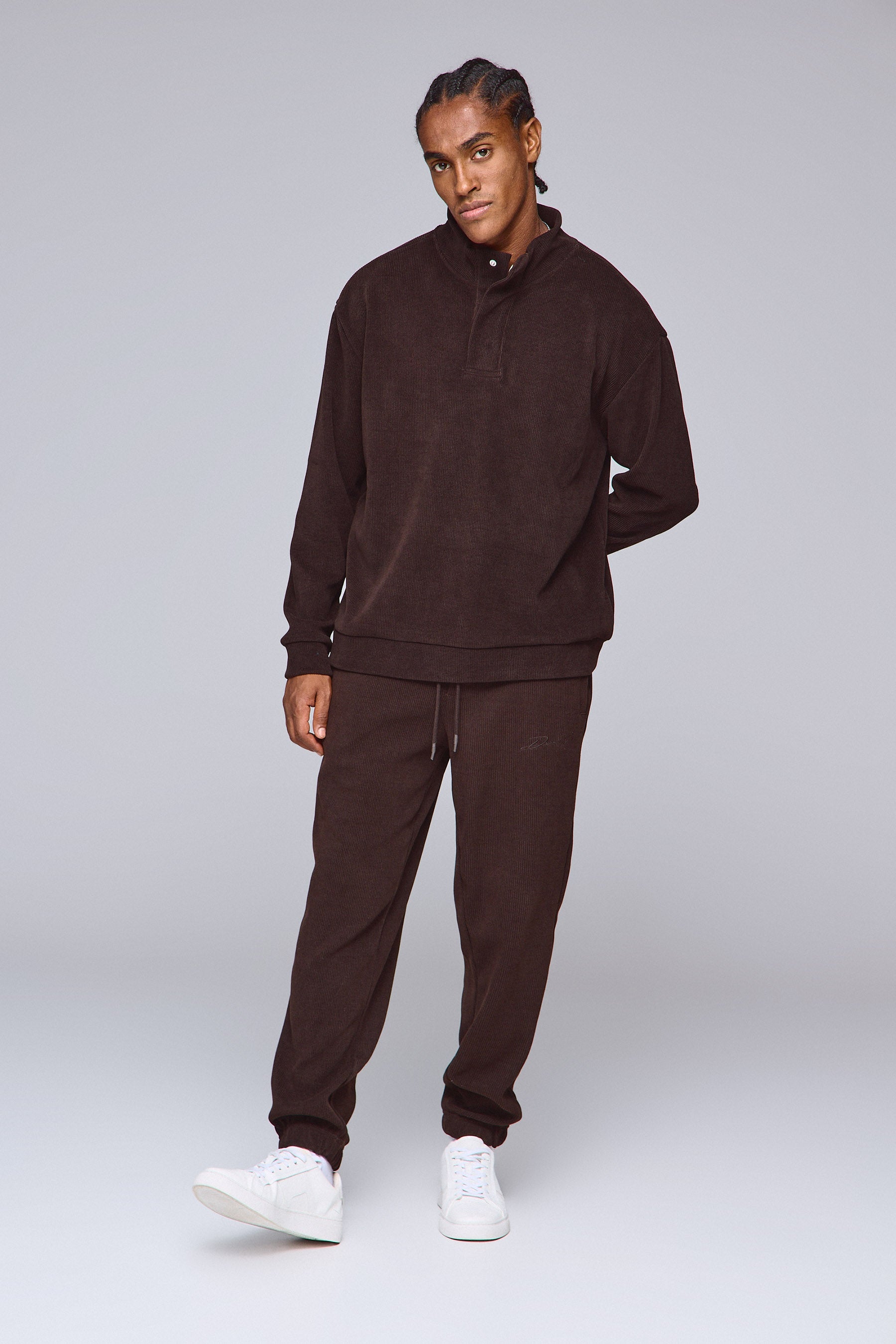 סט סוויטשירט טקסטורה