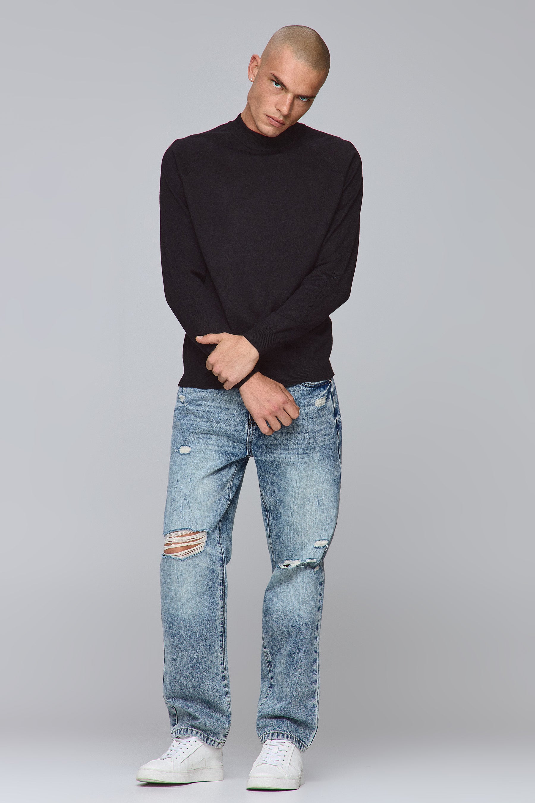 סריג צווארון גבוה