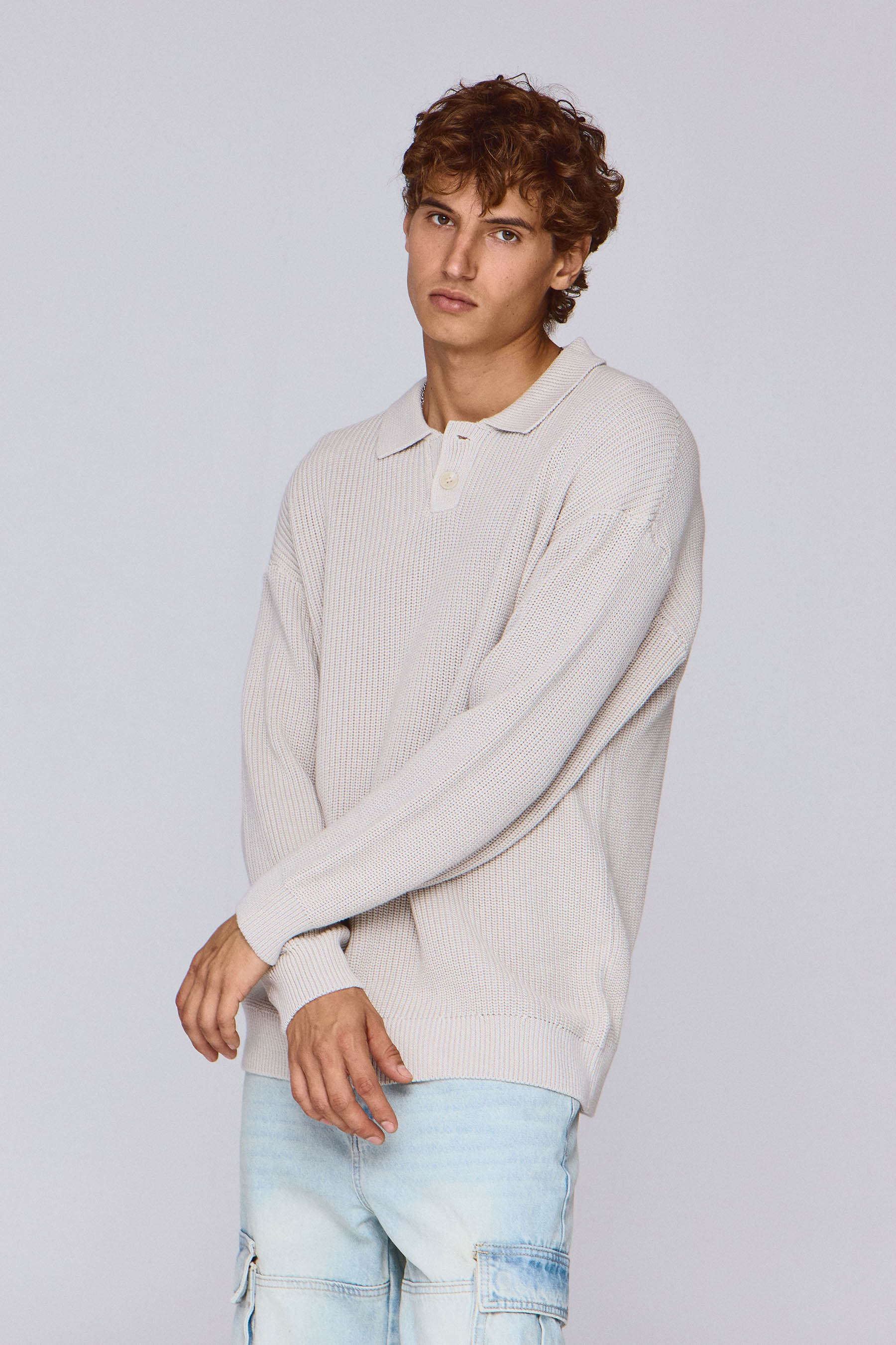 סריג צווארון פולו