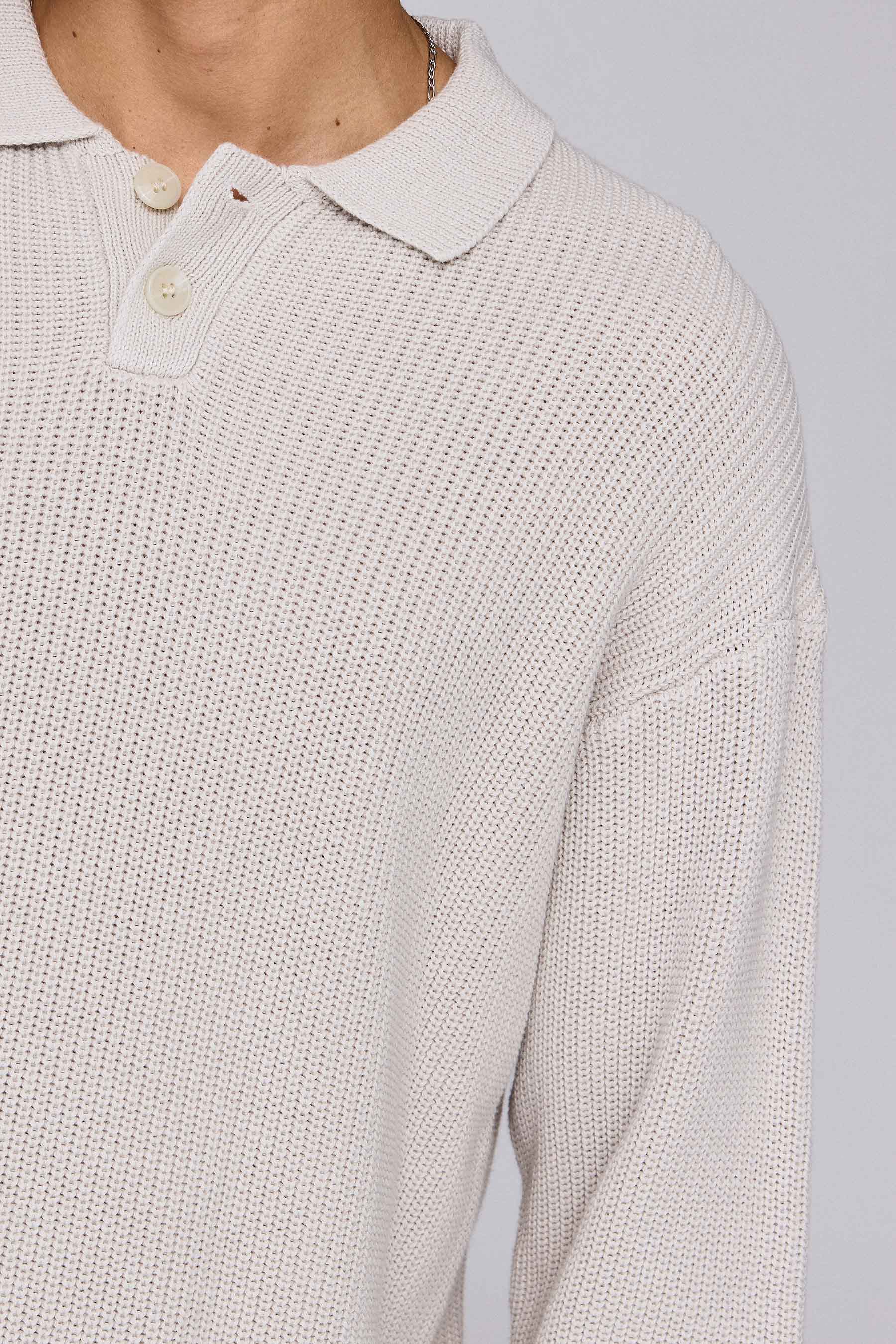 סריג צווארון פולו