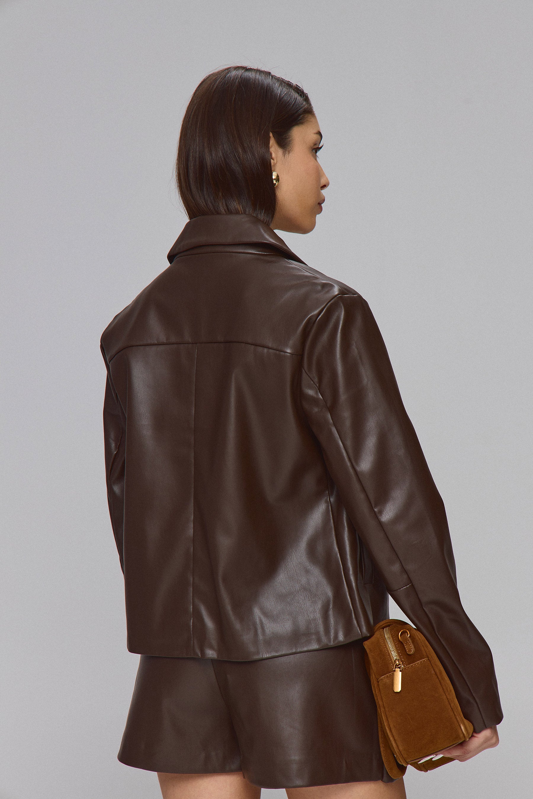 PU ג'קט קורל סט