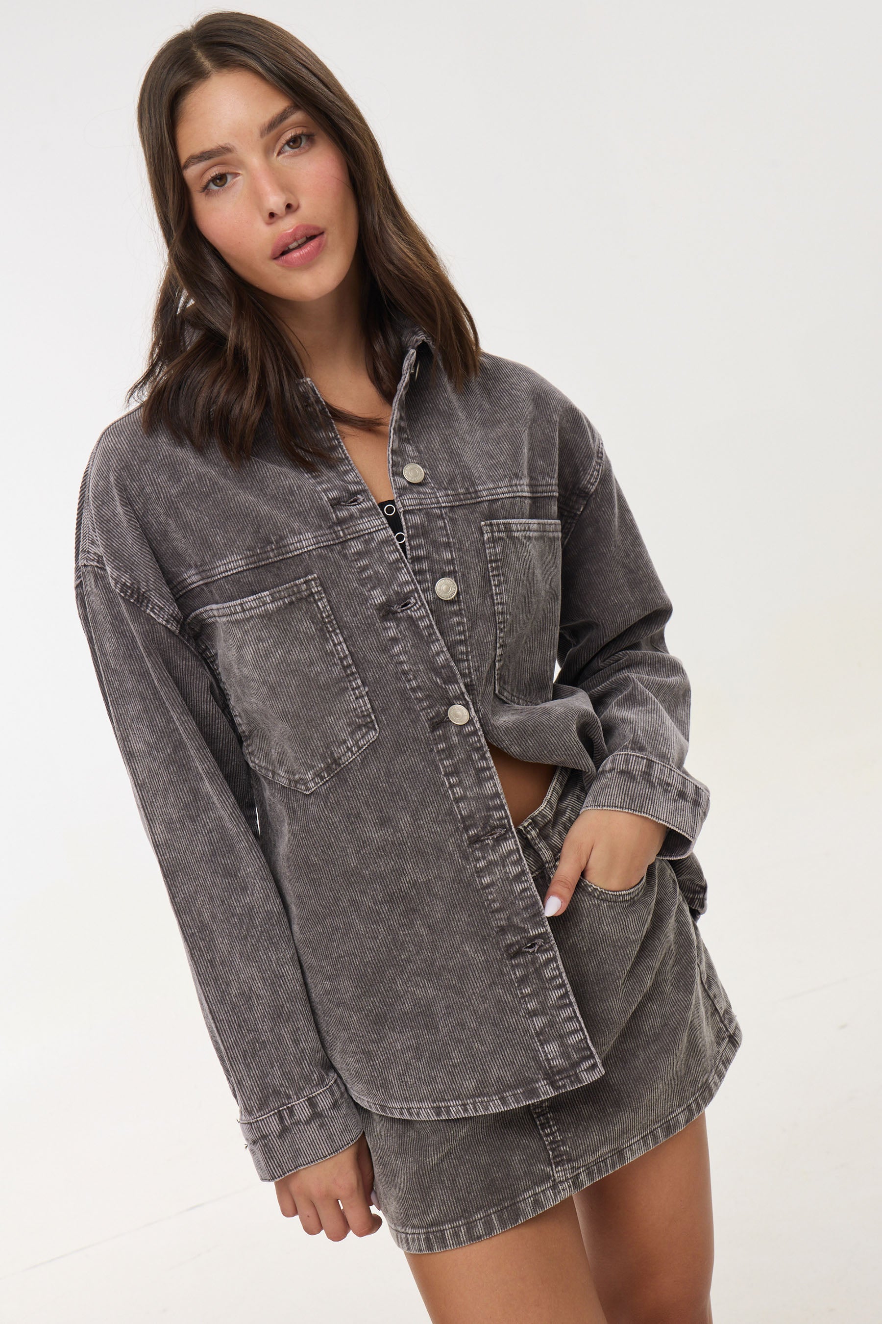 ג'קט קורדרוי אוברסייז