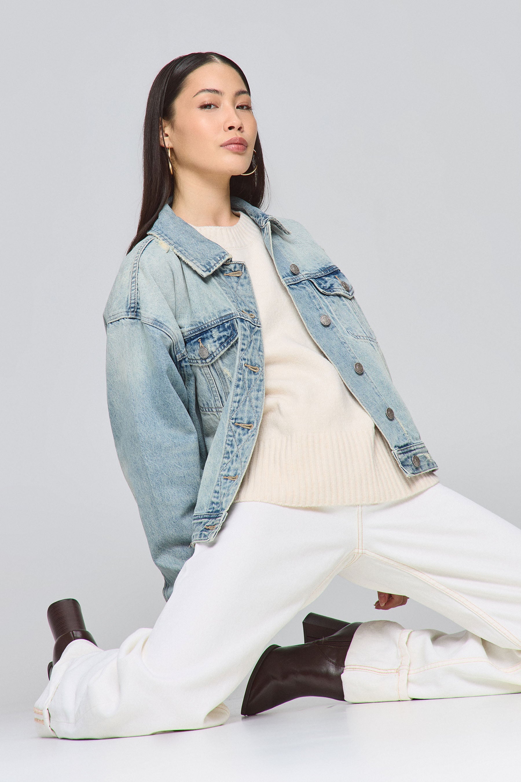 ג'קט ג'ינס מפל