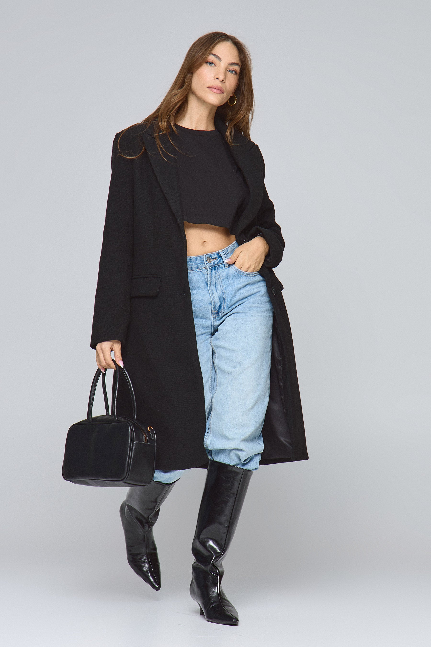 חולצת קרופ לוז פיט