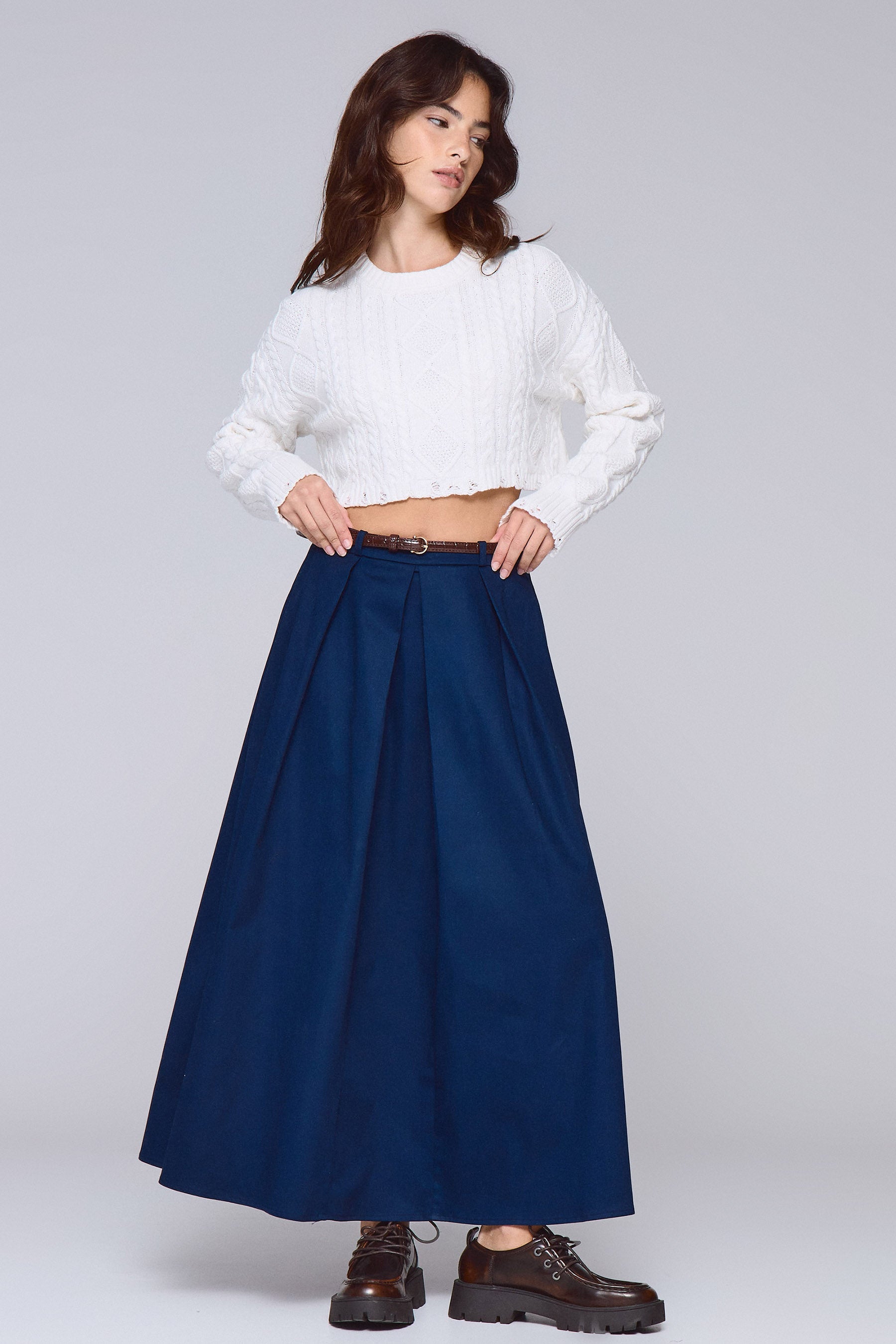 סריג קרופ קרעים כותנה