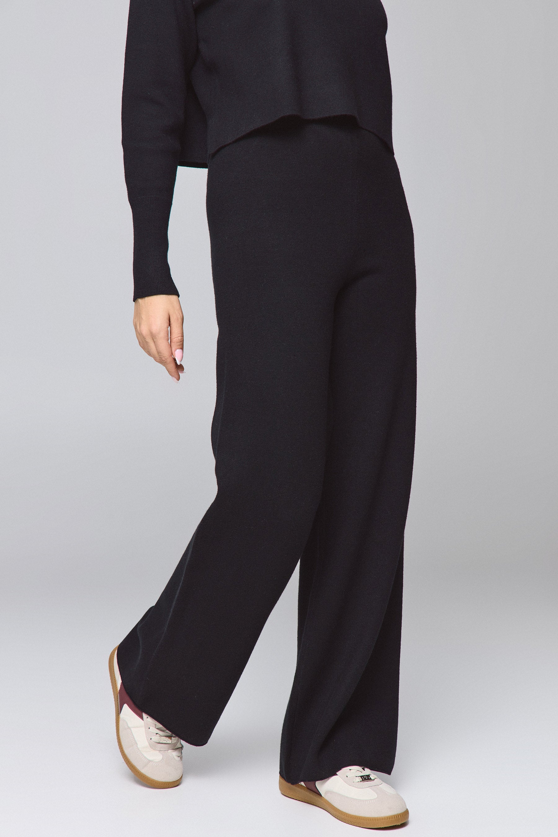 MAX מכנס סריג פרינט