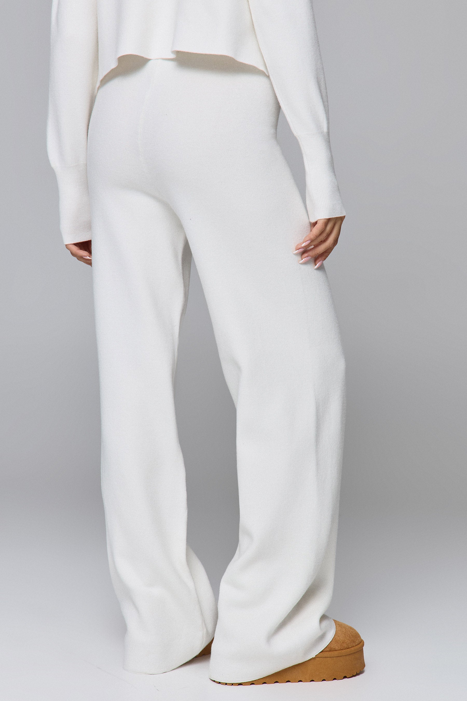 MAX מכנס סריג פרינט