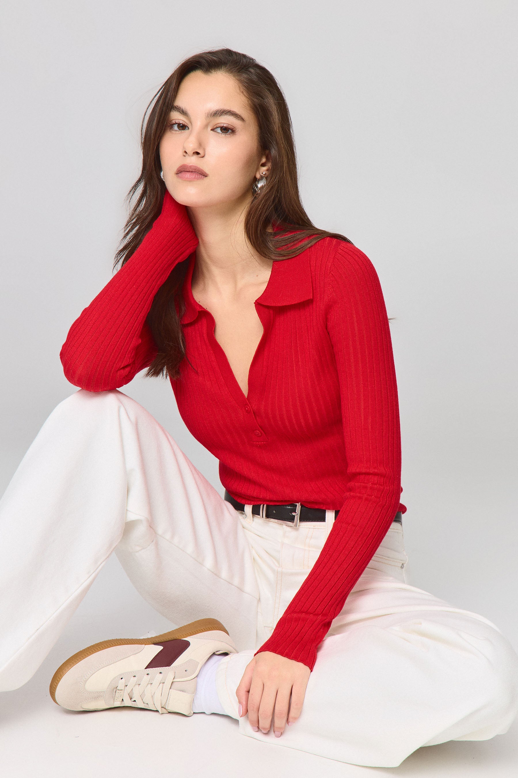 סריג פרומו צווארון פרומו