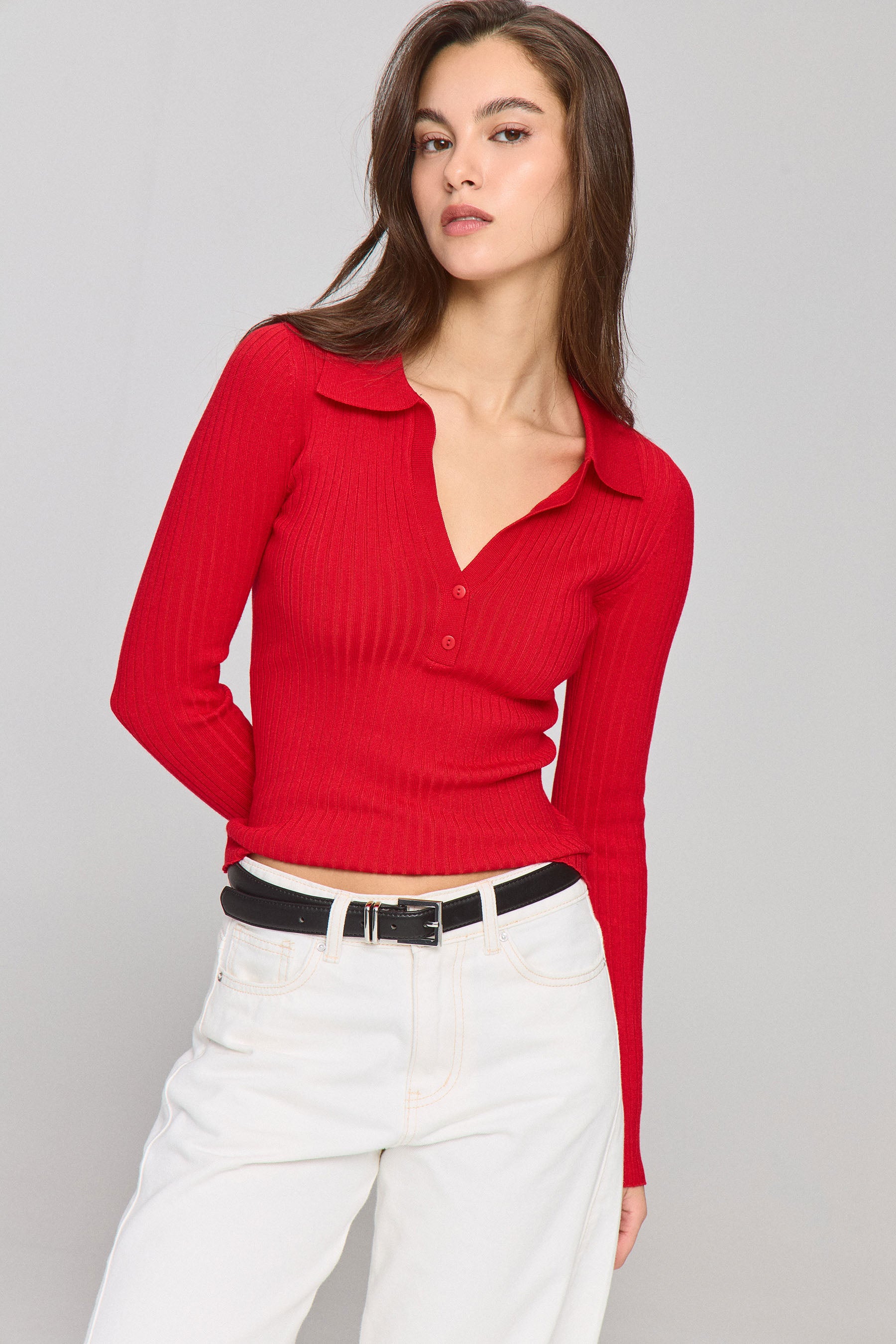 סריג פרומו צווארון פרומו