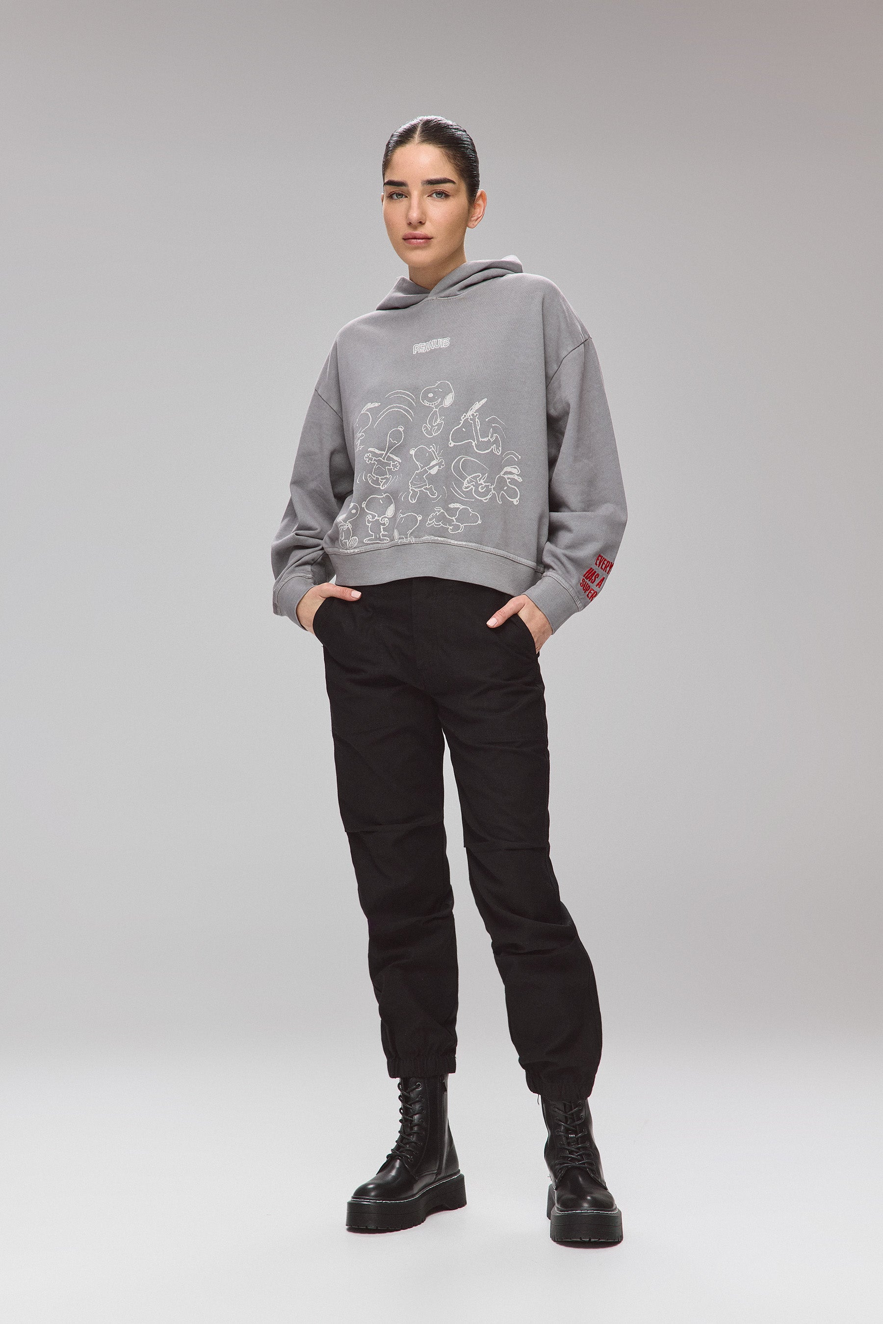 סווטשירט סנופי שטוף