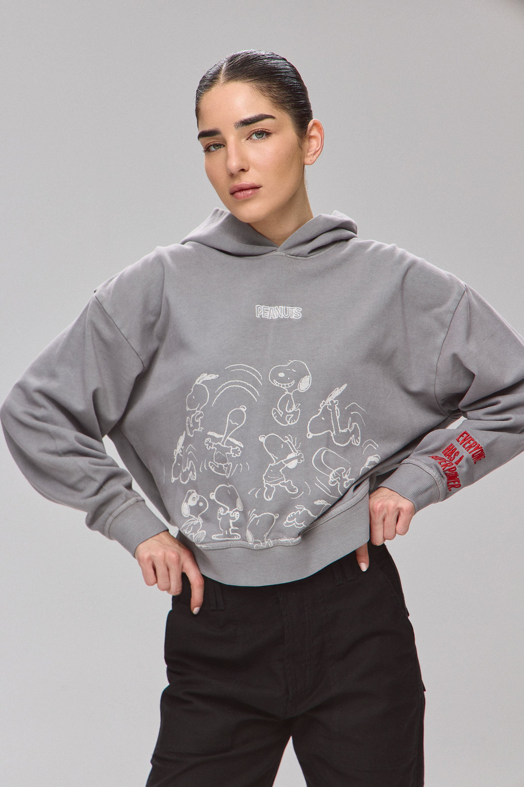 סווטשירט סנופי שטוף