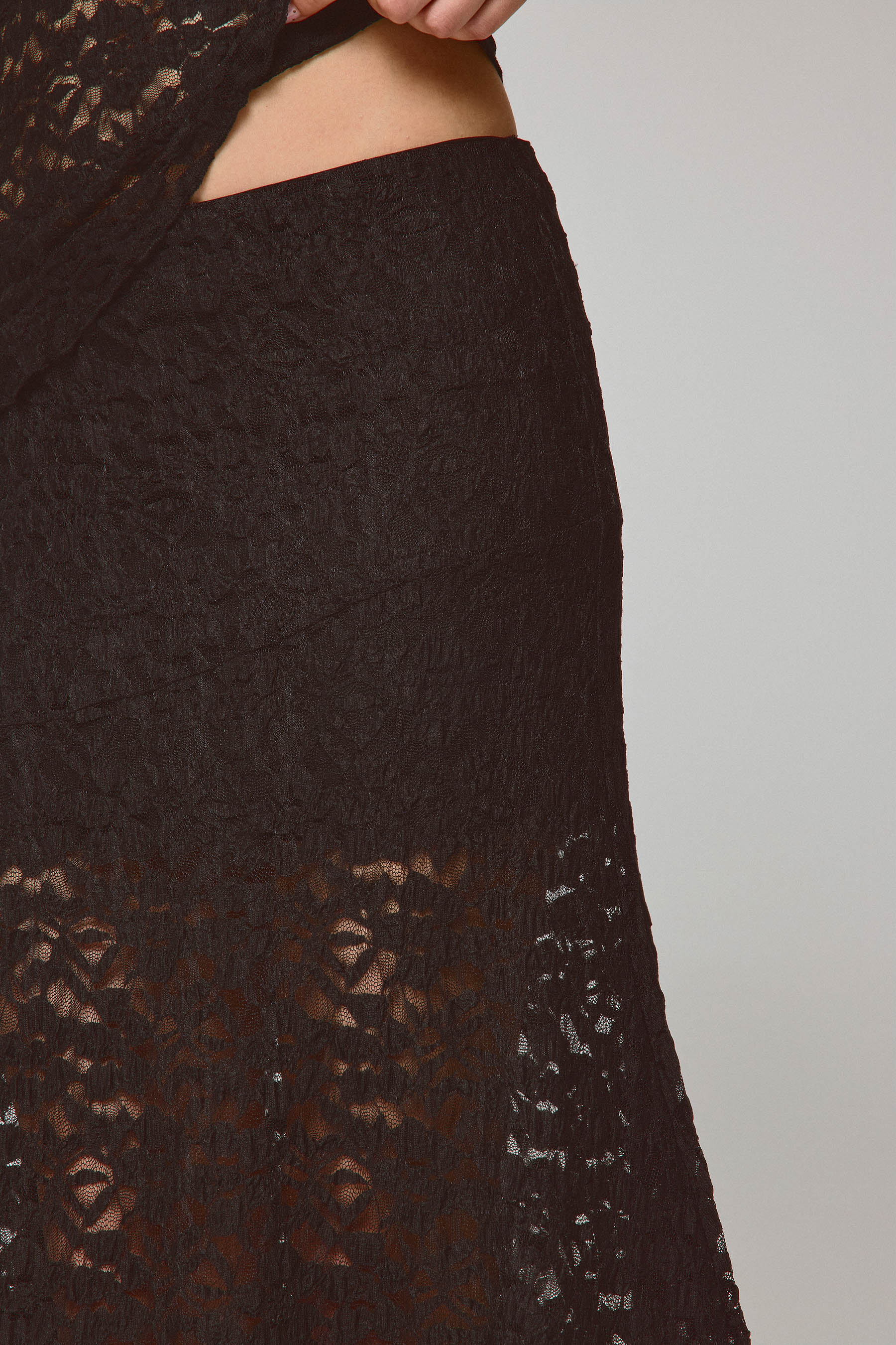 חצאית מידי סט תחרה קלואי