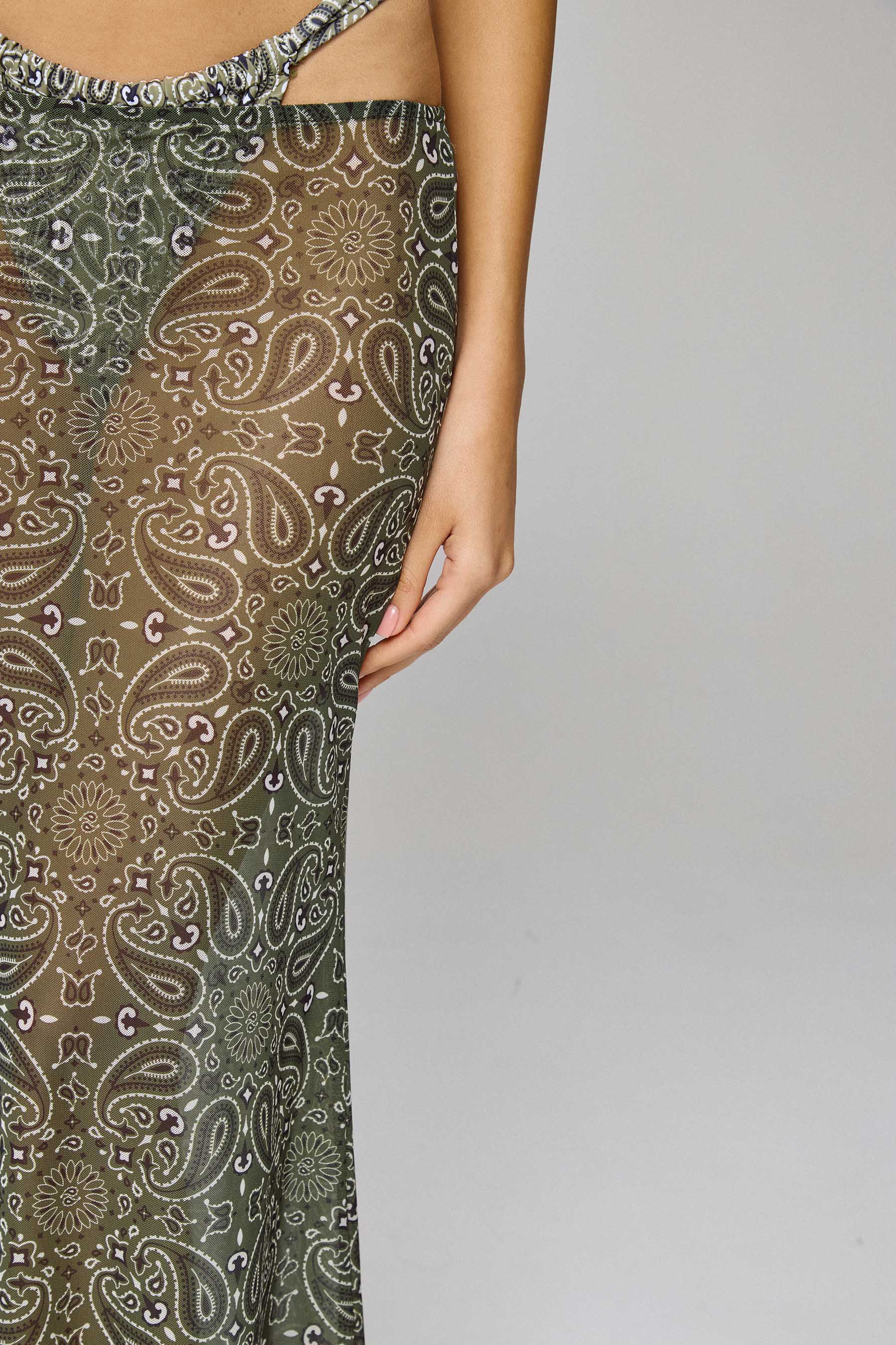 חצאית ריזורט פייזלי