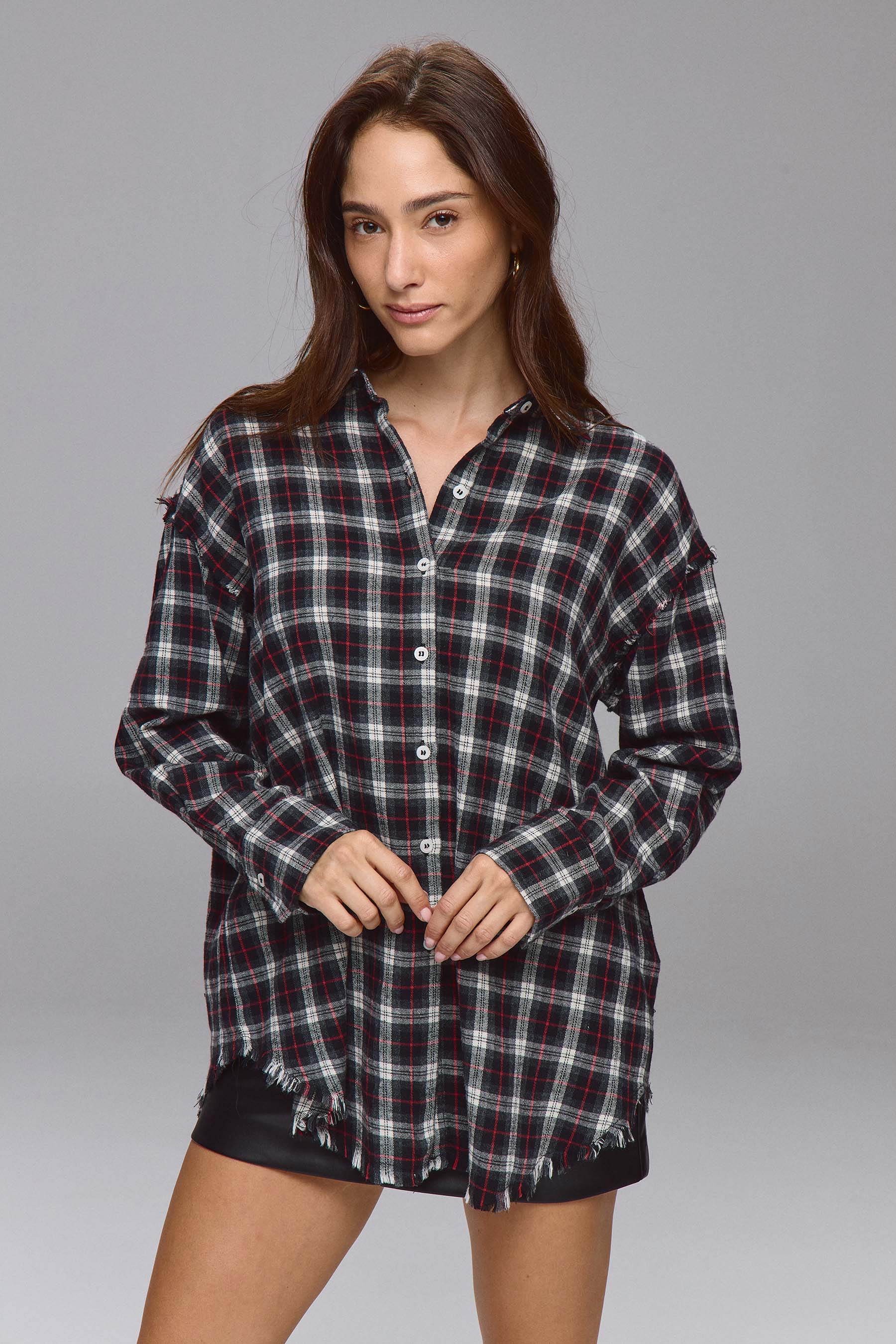 חולצת משבצות רואו ניו