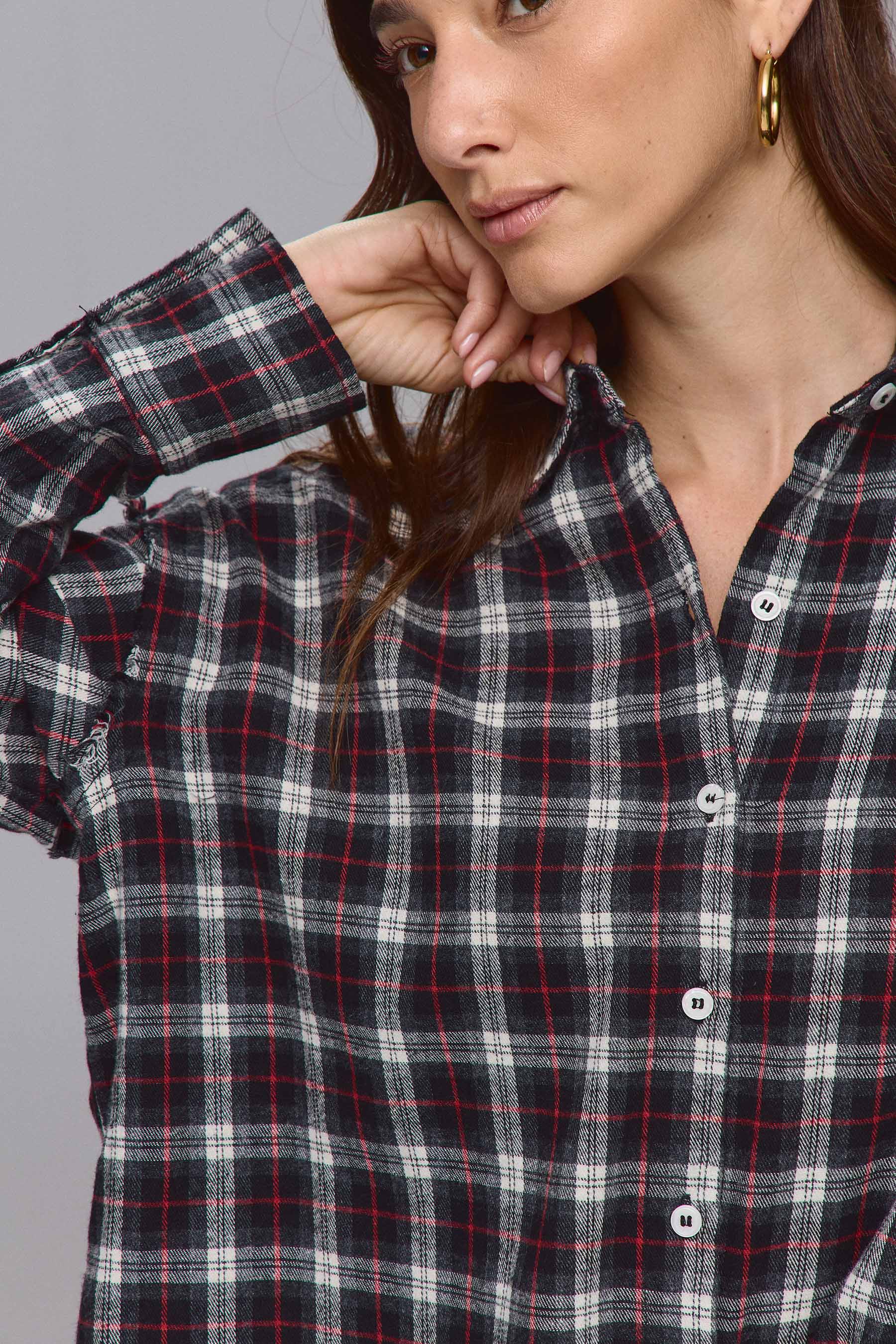 חולצת משבצות רואו ניו