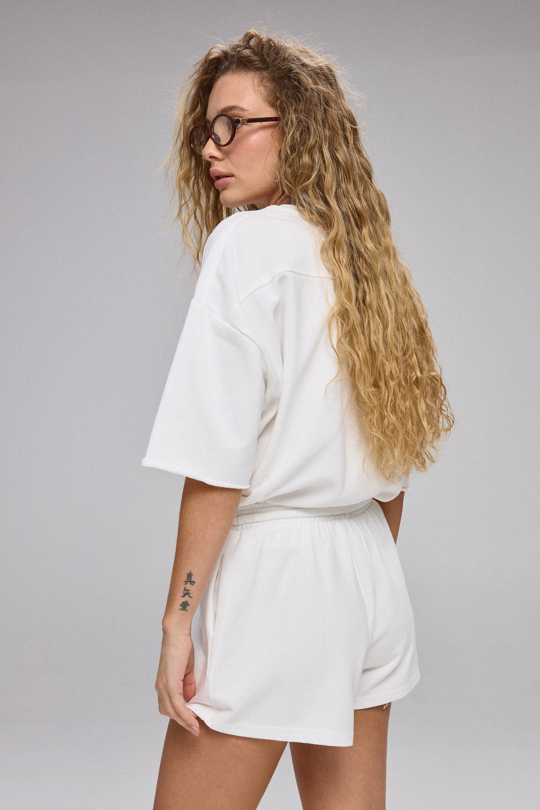 מכנסי פרנצ' טרי שטופים סט