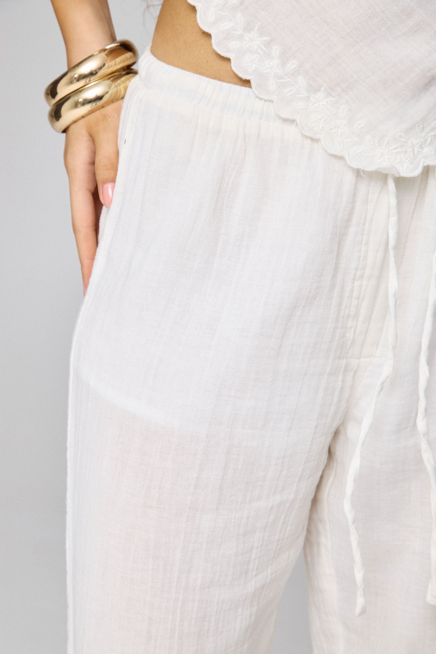 מכנס טטרה סט דאבל רקמה