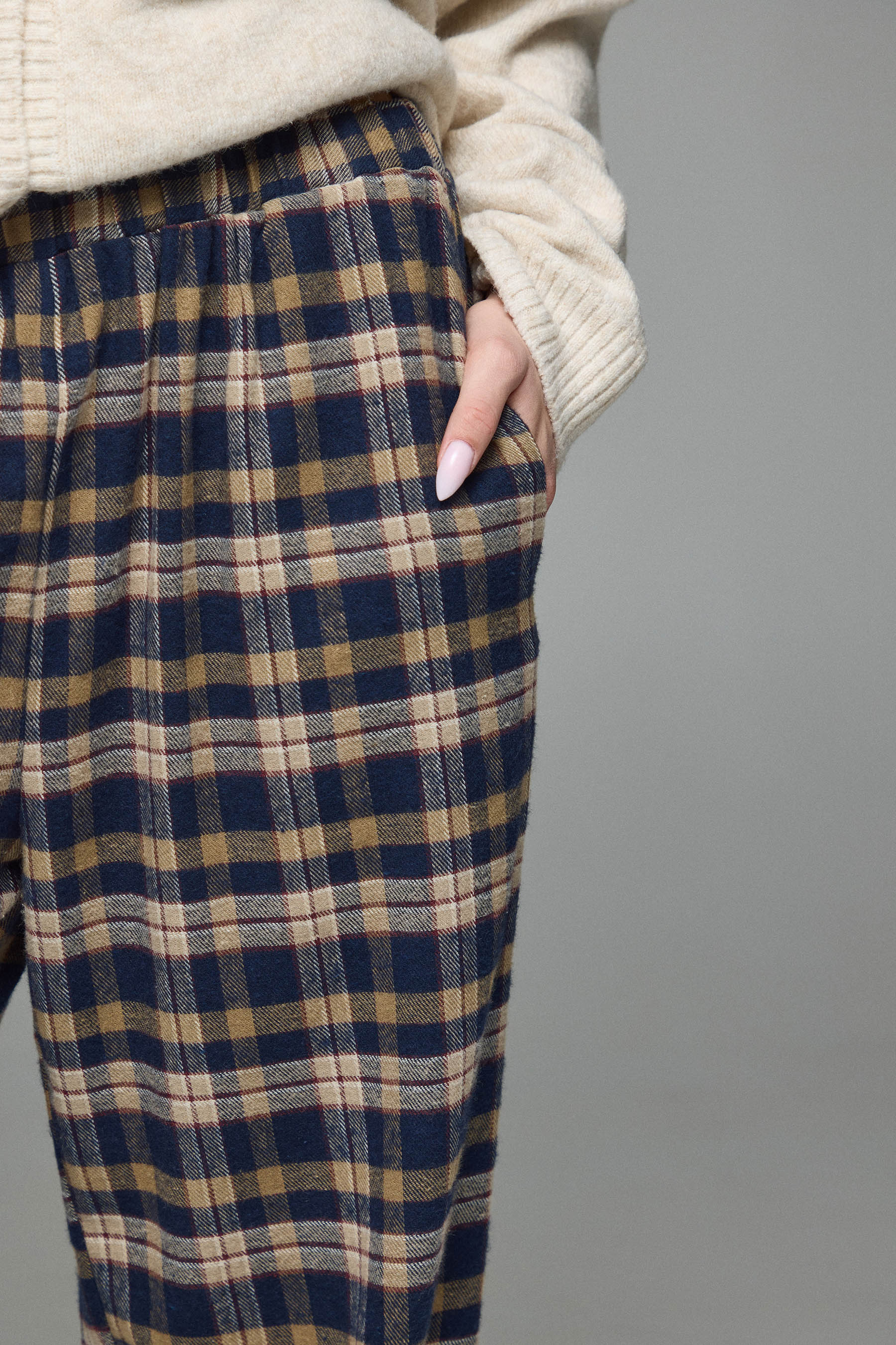 מכנס משבצות בלון