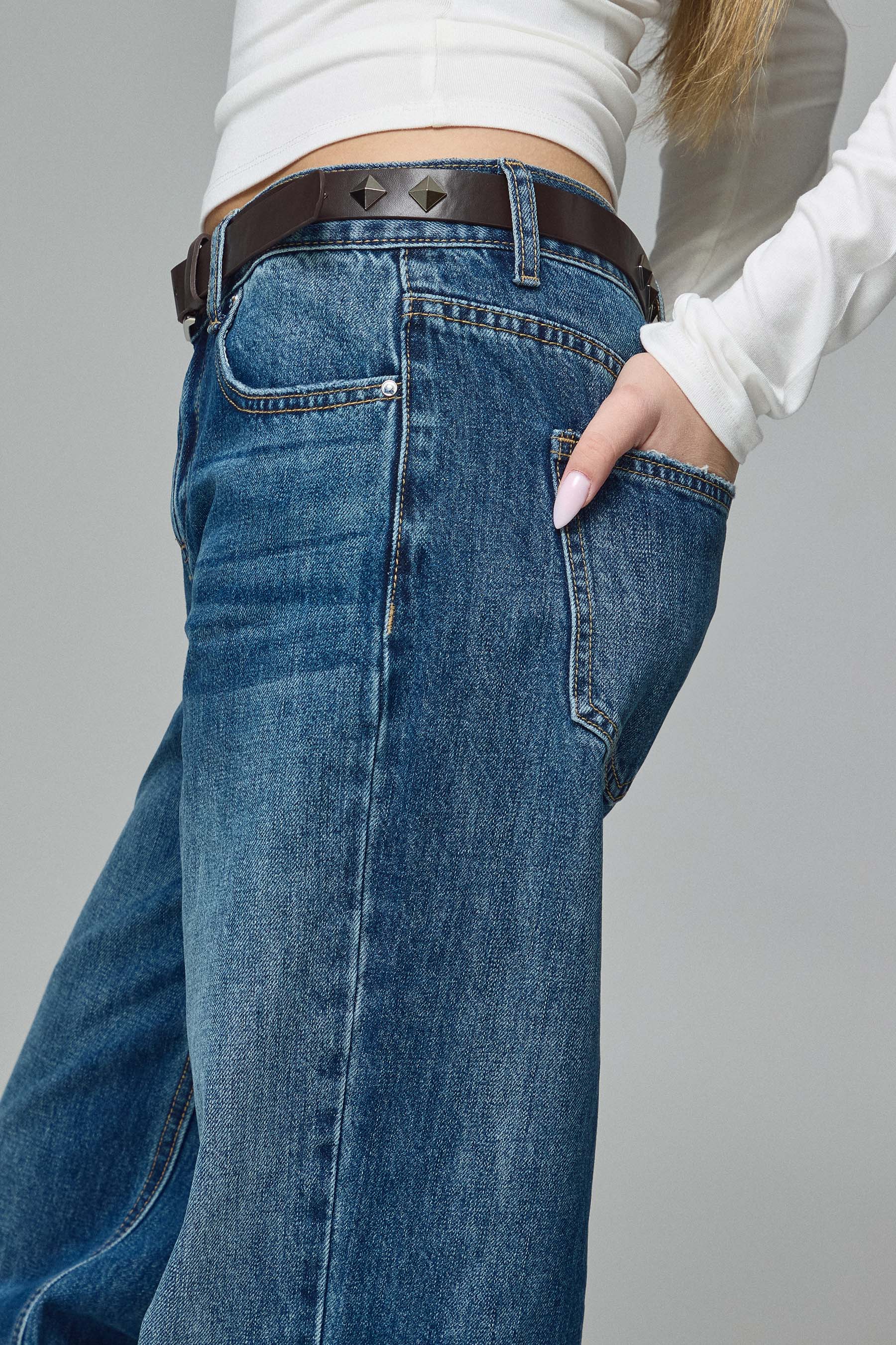 ג'ינס קנקון נמוך