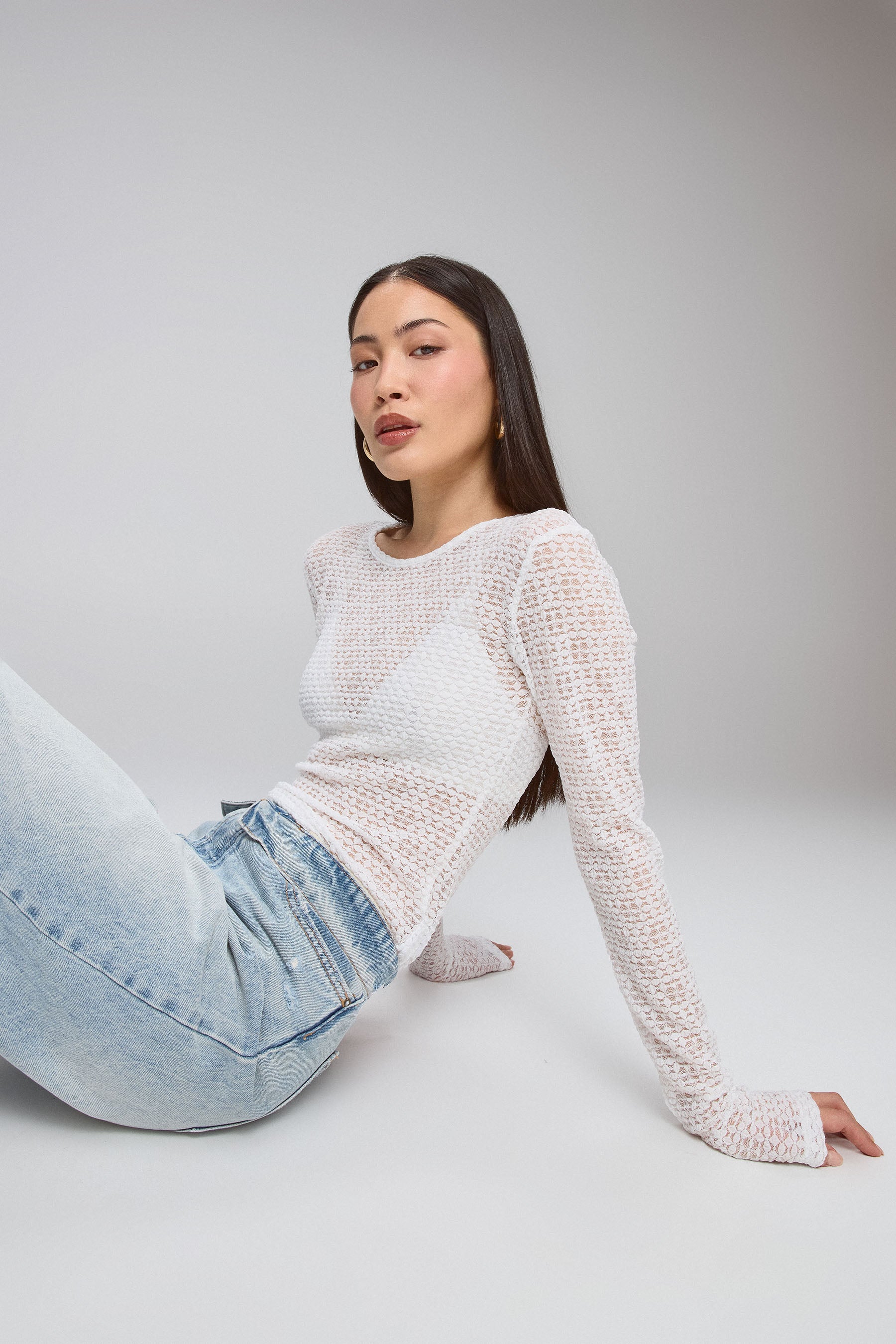 חולצת תחרה הולי