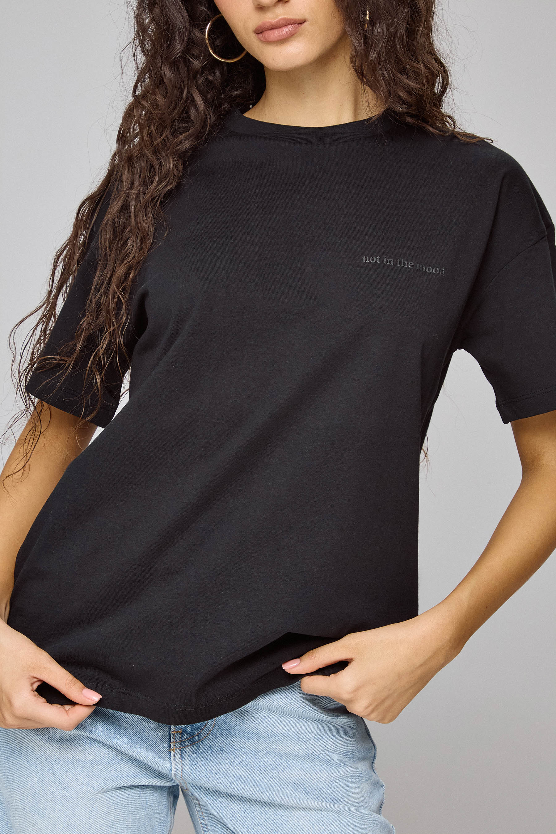 טי שירט אוברסייז גו גירל