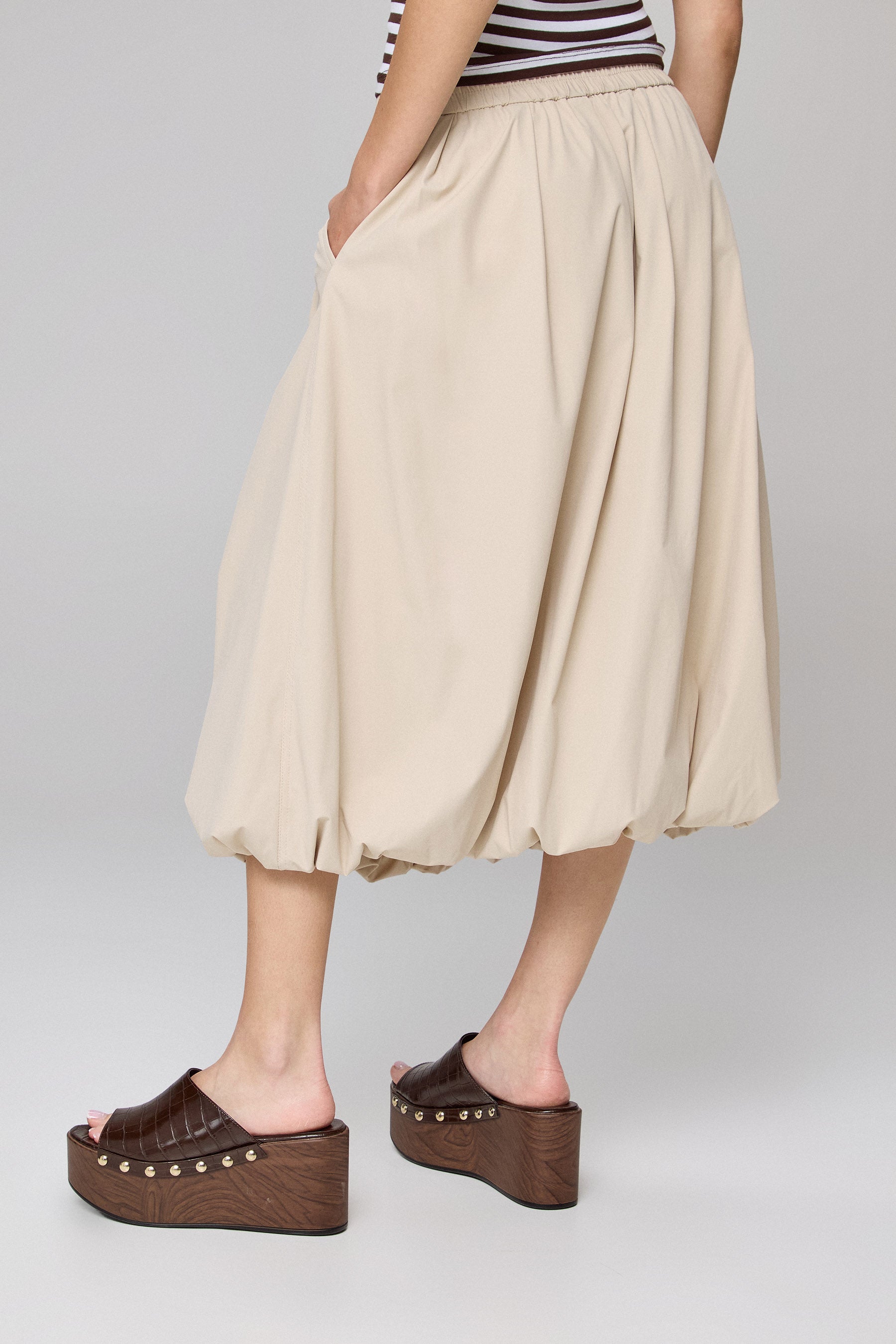 חצאית מידי פרשוט בלון
