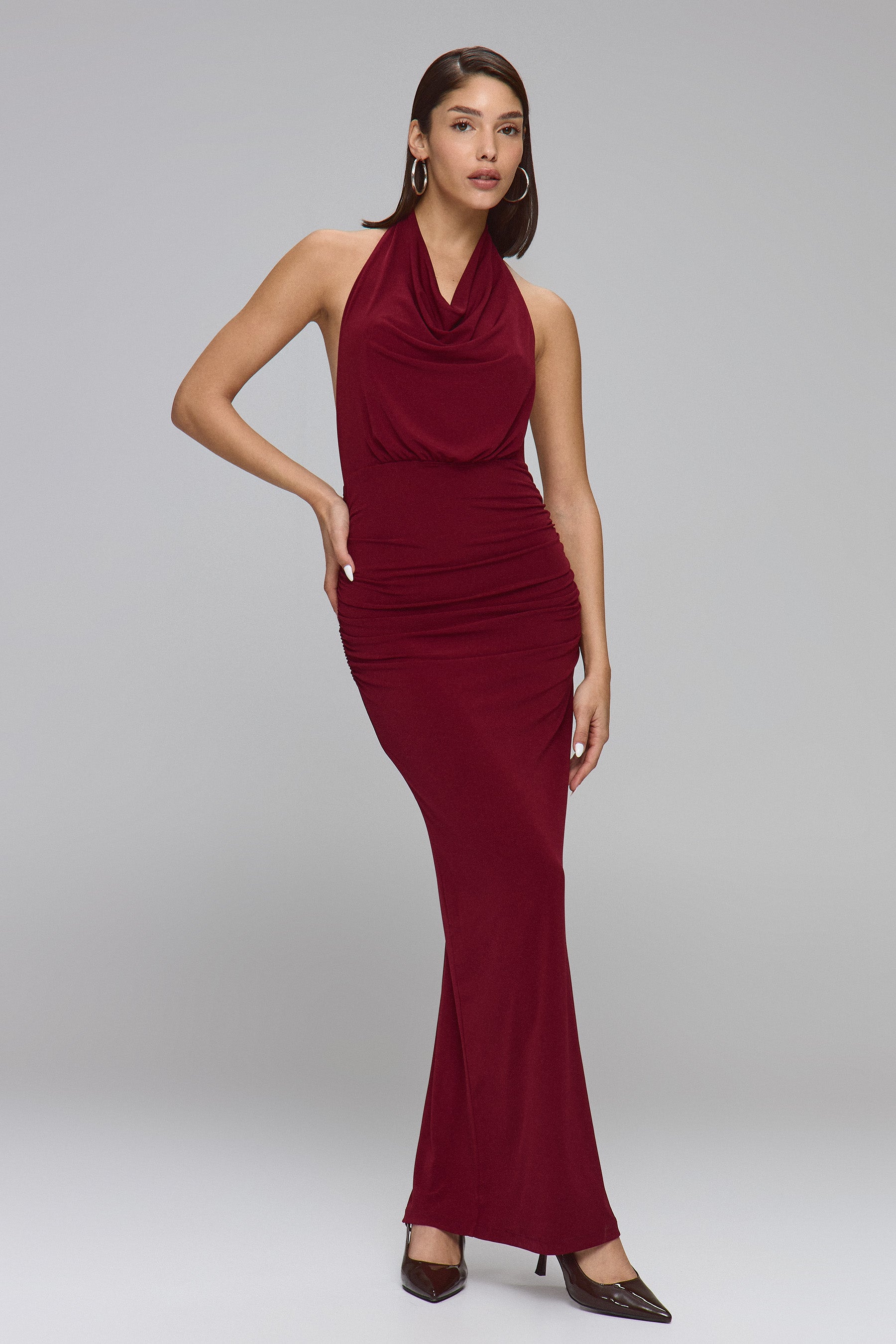 שמלת דרפה מקסי