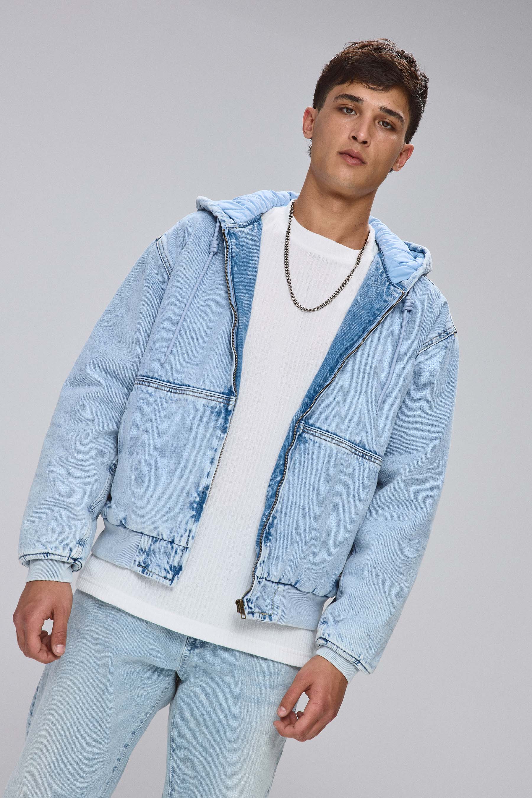 ג'קט בומבר ג'ינס