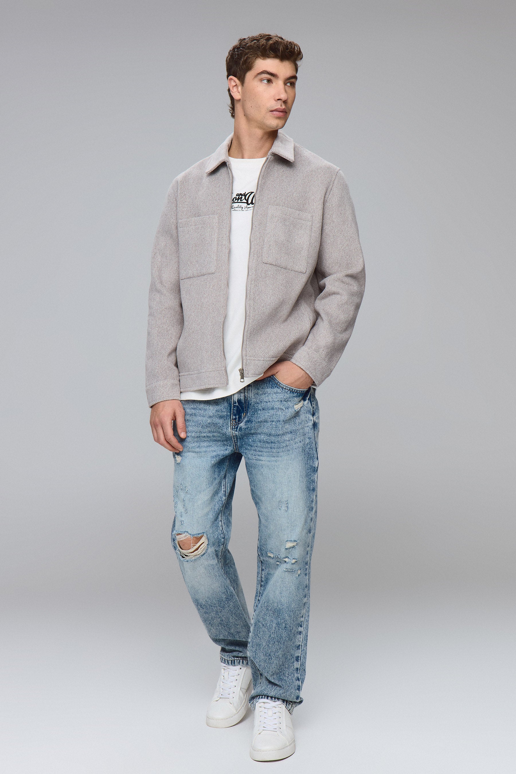 ג'קט צמר דיאגונל