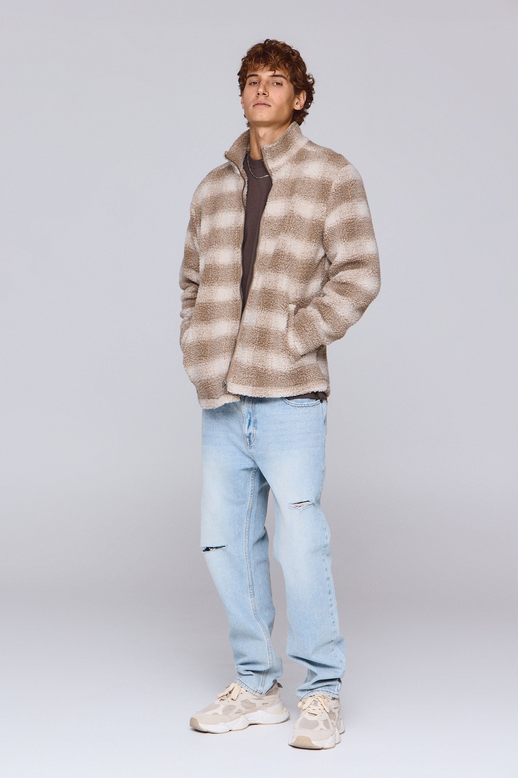 ג'קט קוזי משובץ