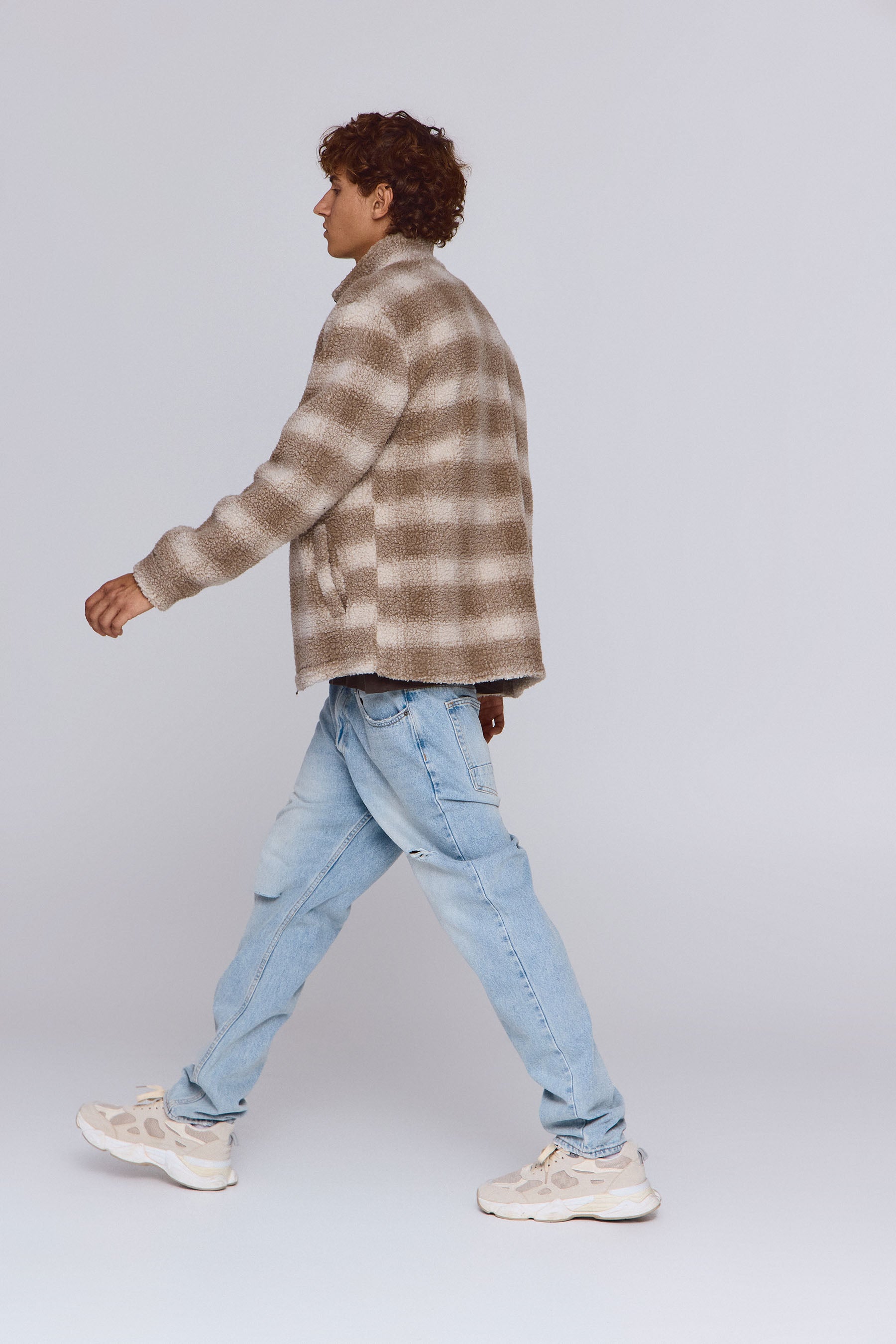 ג'קט קוזי משובץ