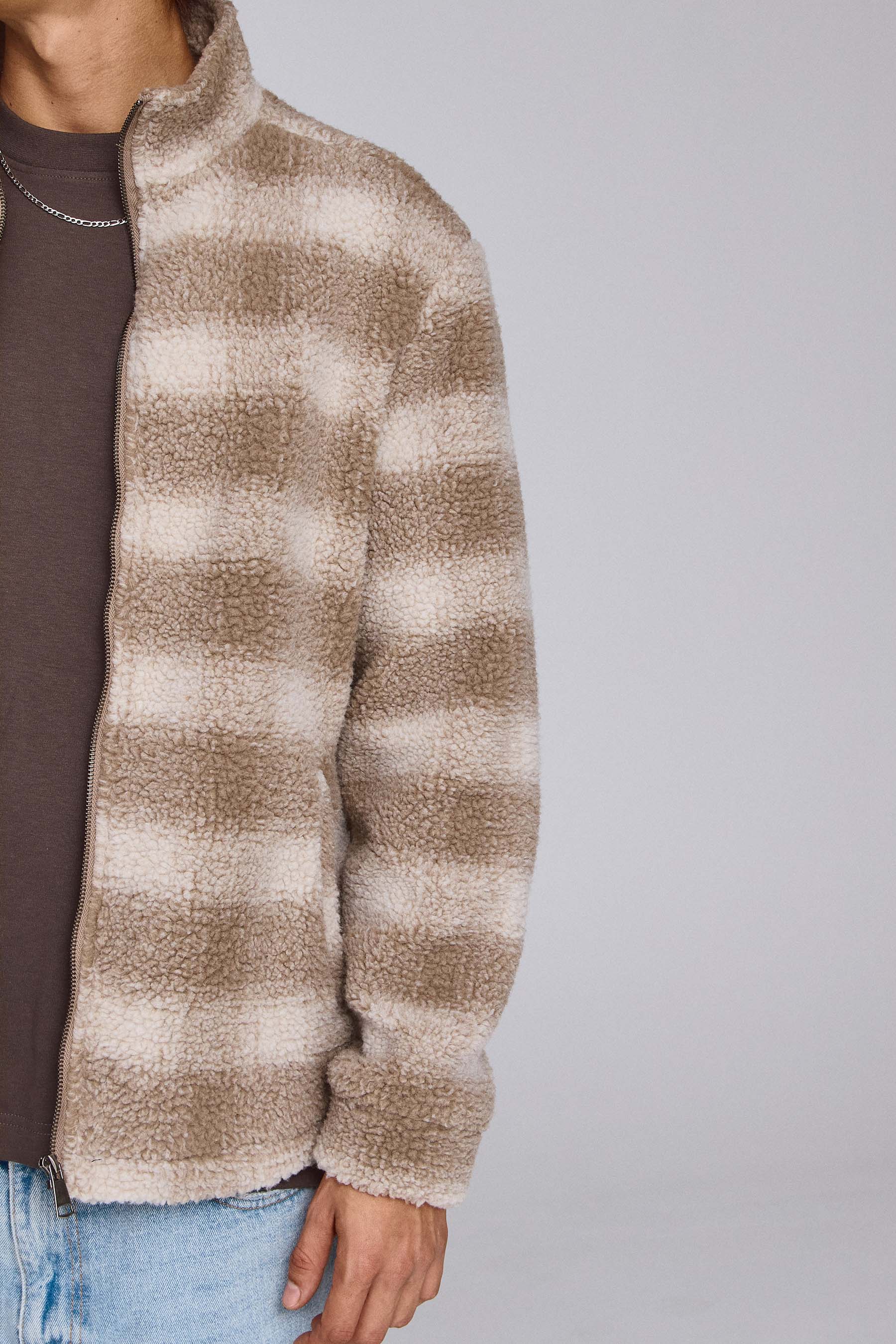 ג'קט קוזי משובץ