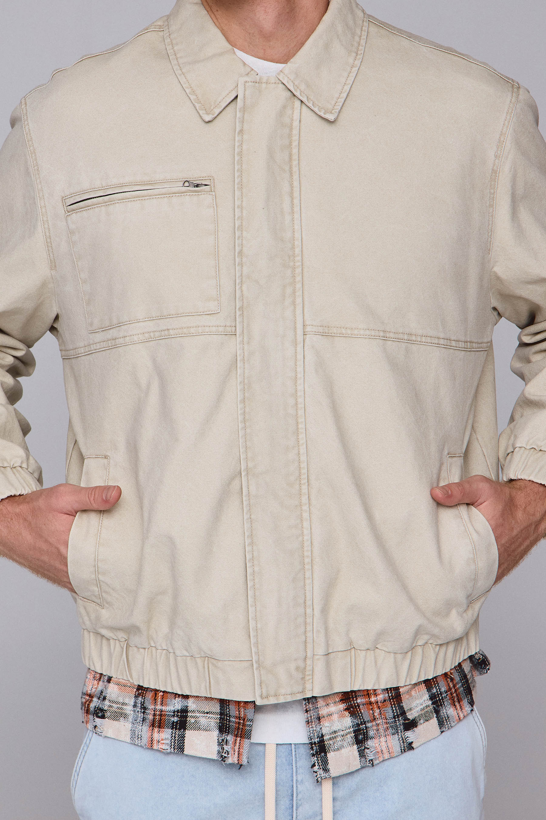 ג'קט וורקר קנבס