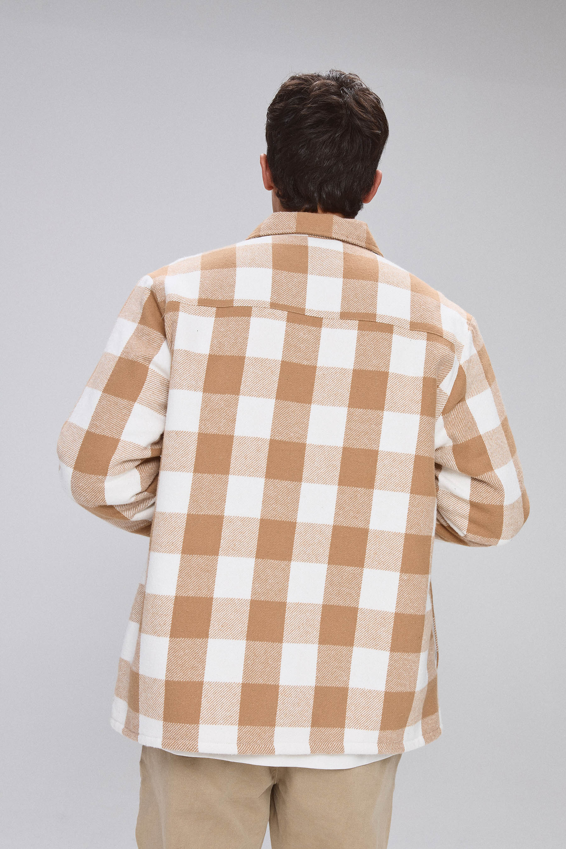 ג'קט סטריט משובץ