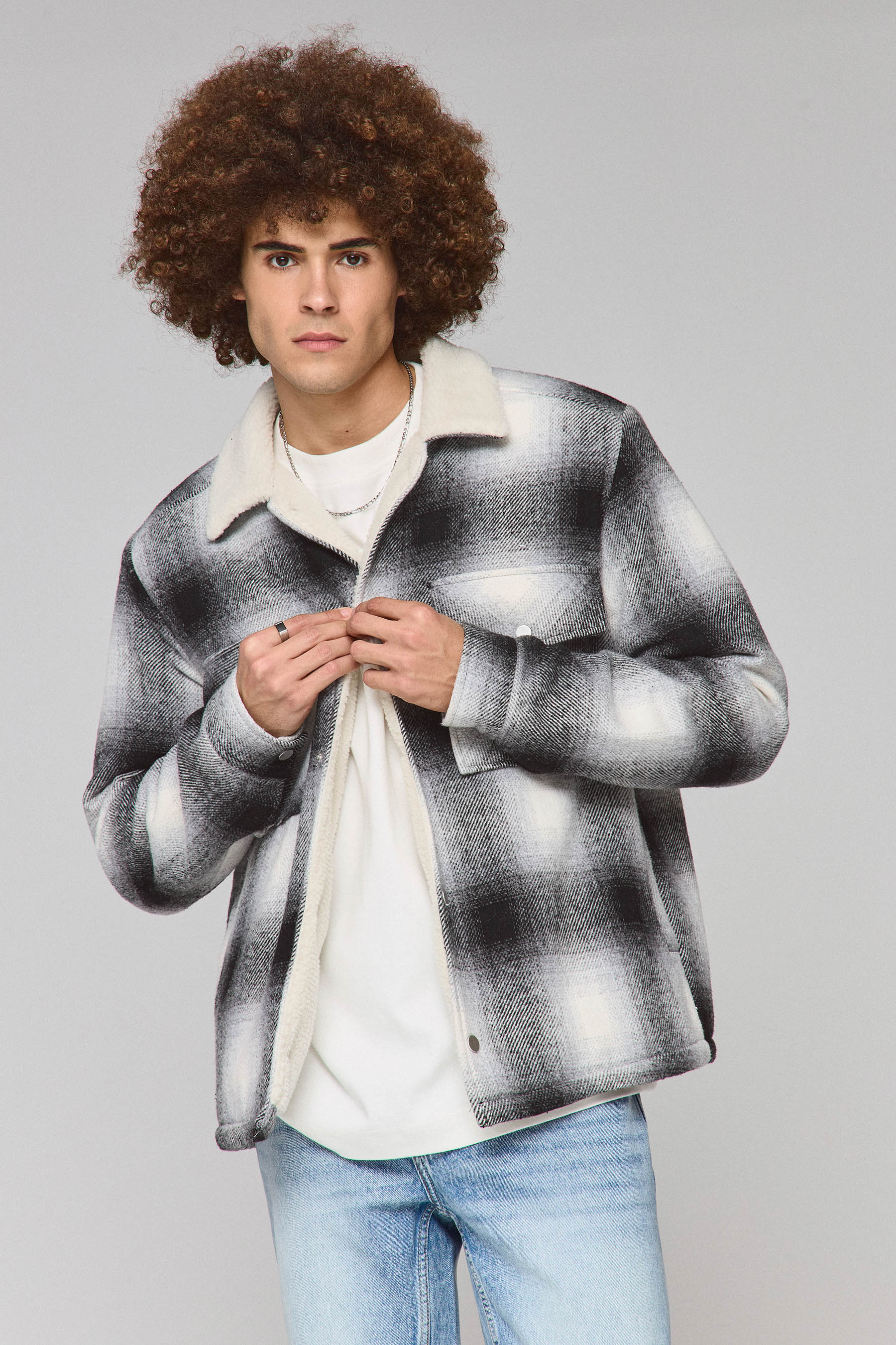 ג'קט ארצ'י משובץ