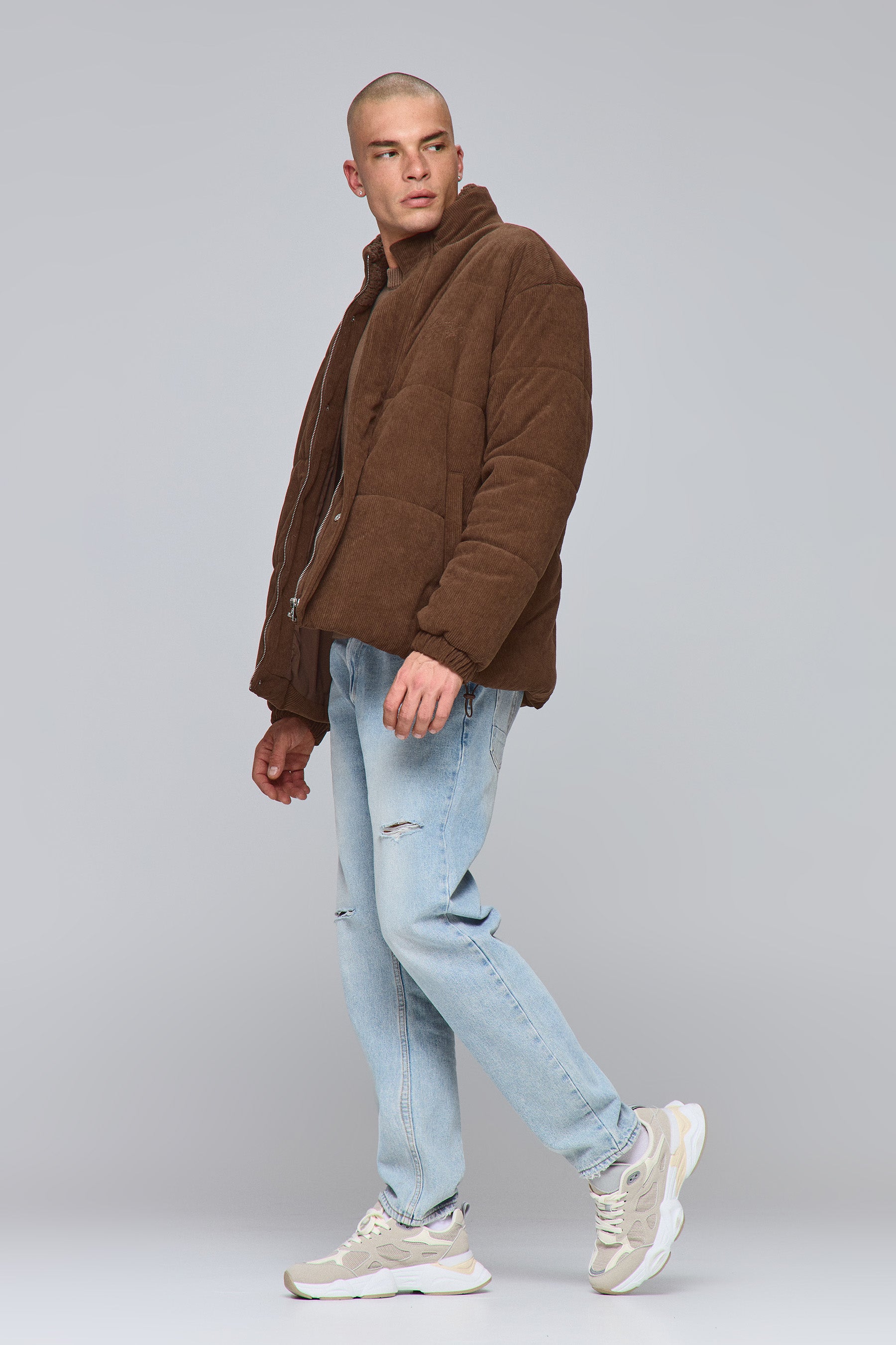 ג'קט קורדורוי מנופח