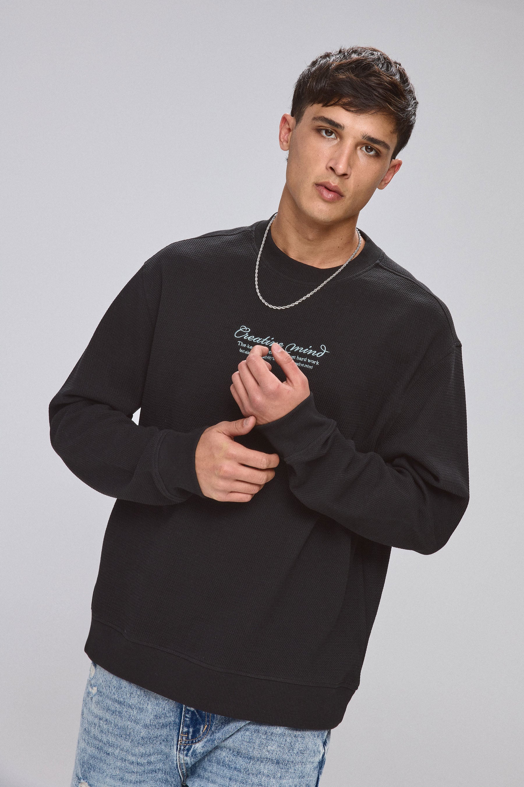 סווטשרט טקסטורה בייסיק