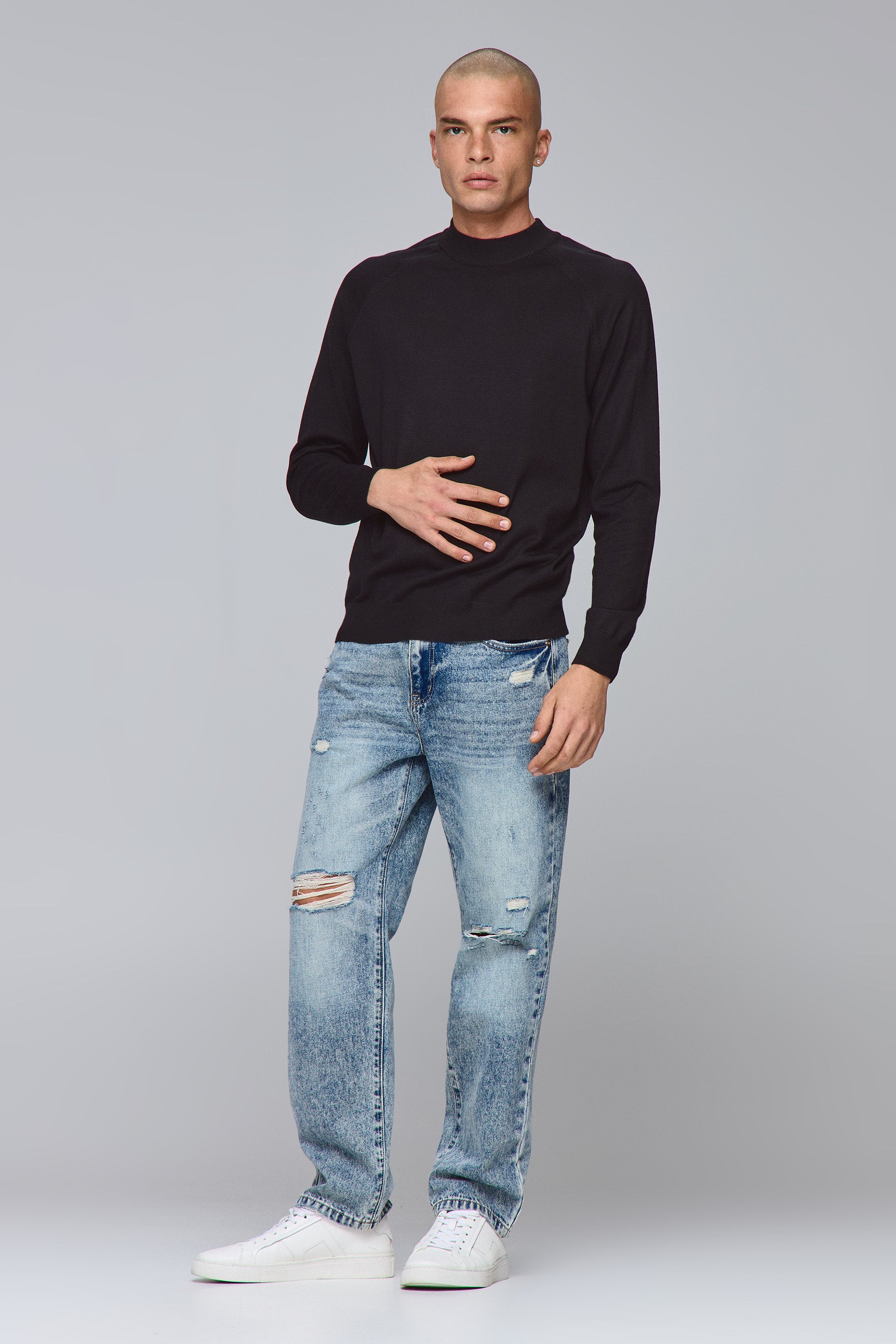 סריג צווארון גבוה