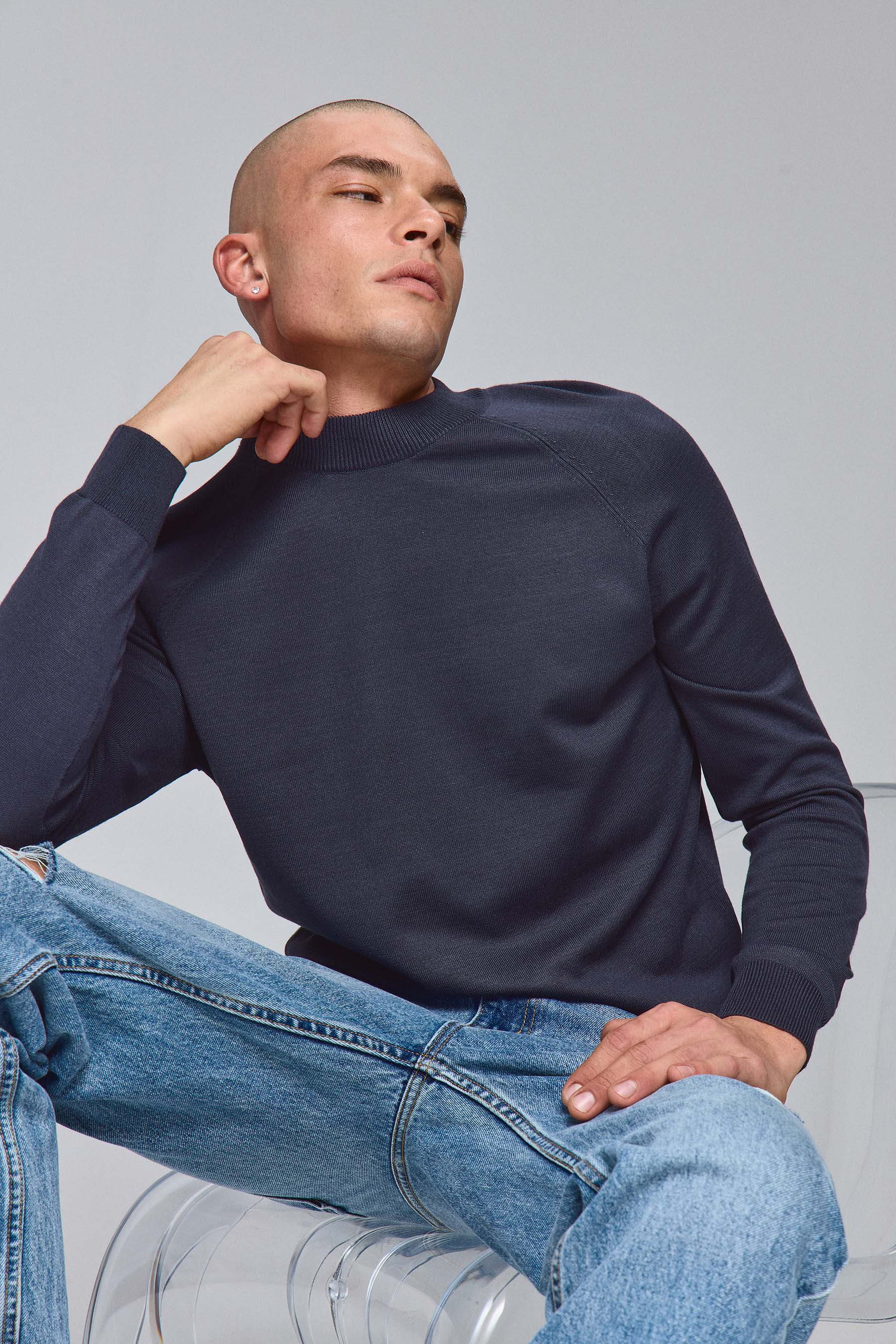 סריג צווארון גבוה