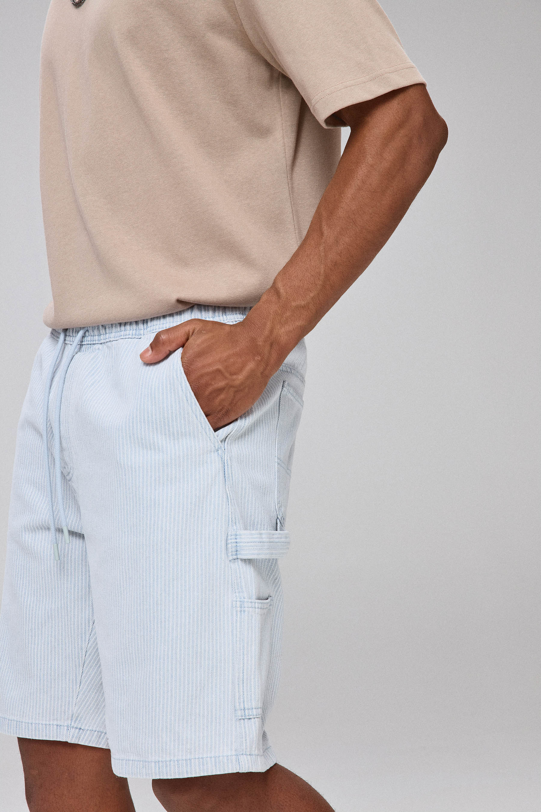 ברמודת ג'ינס קרפנטר פסים