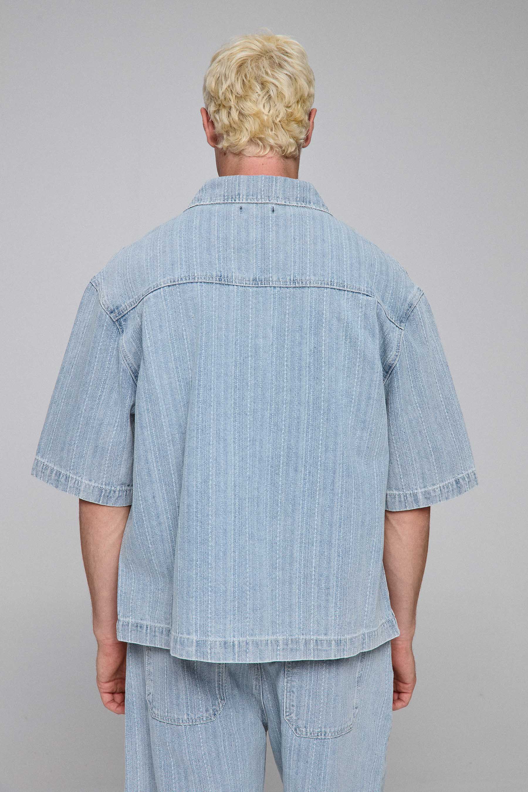 אוברשירט ג'ינס סט ז'אקרד